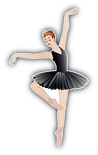 50 Pack Ballerina Dancer Vinyl Stickers - Waterproof Art Decor for Scrapbooking, DIY Crafts, Bullet Journals, Planners & Kids Activities - Perfect for Home Decor, Gift Wrapping & Party Favors