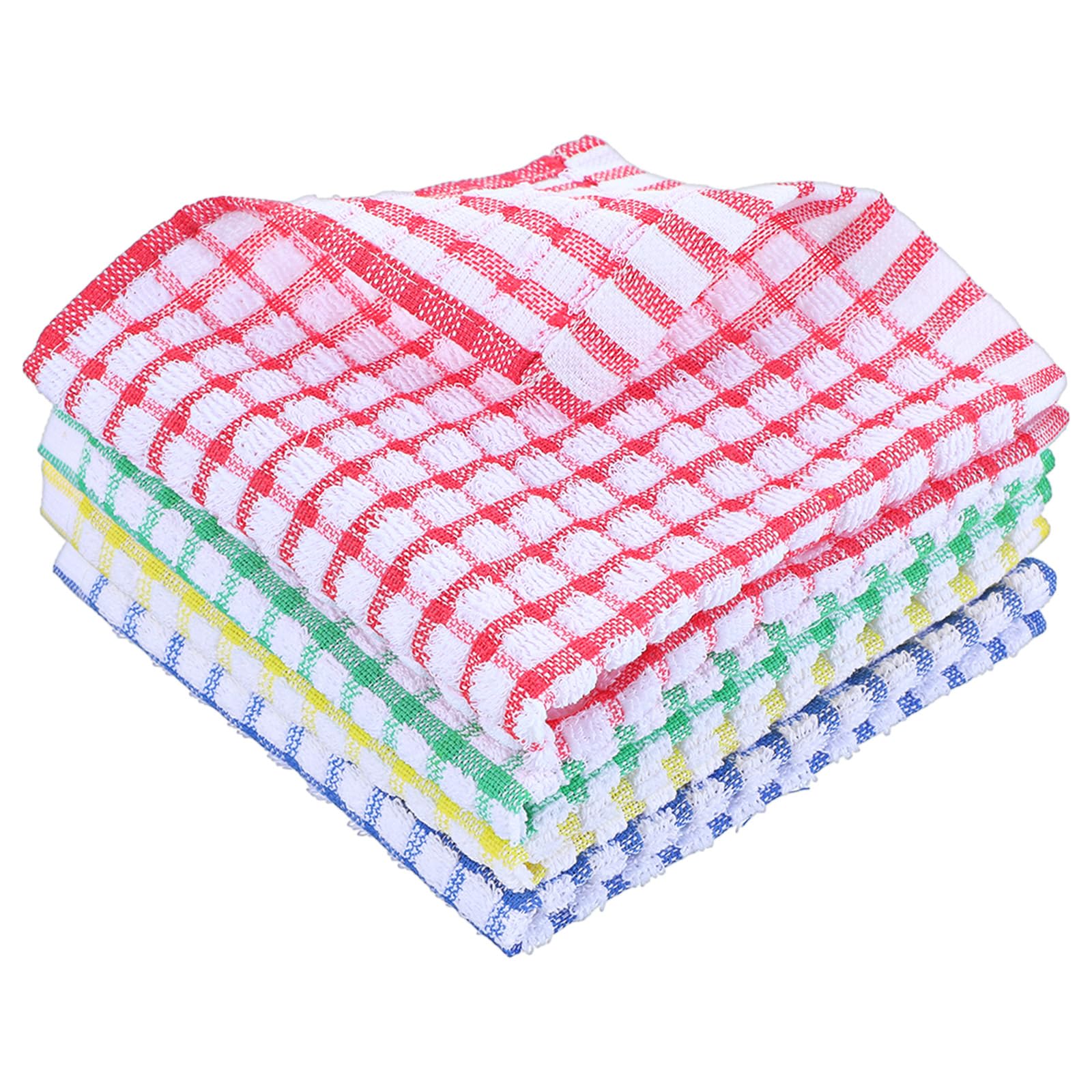Premium 4-Pack Cotton Dishcloths 12