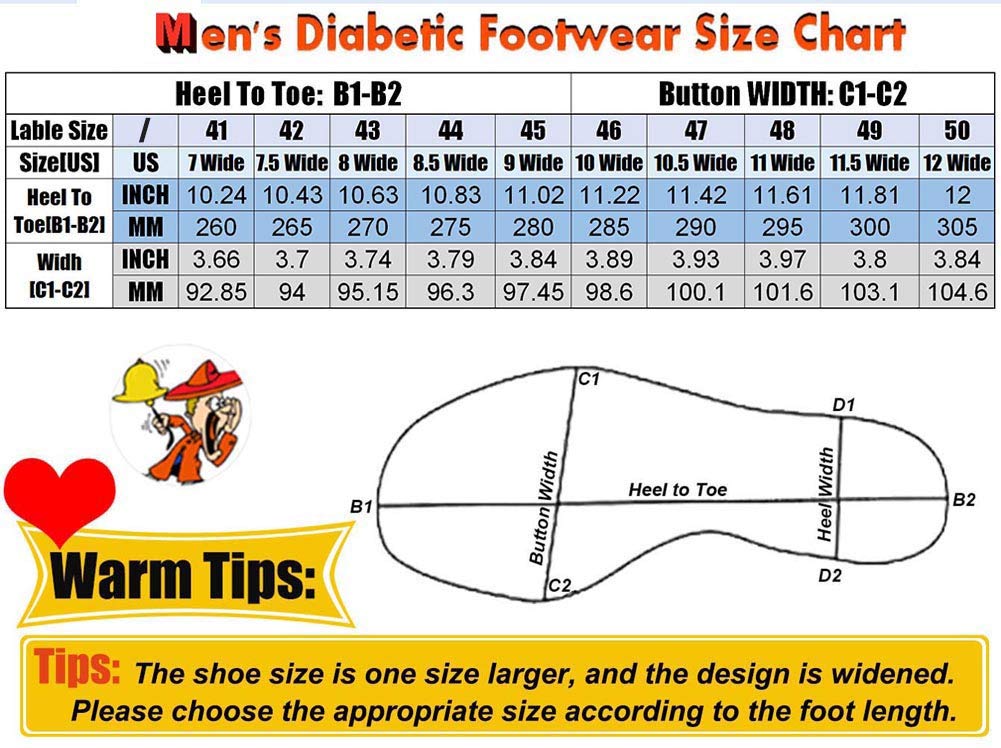 W&LESVAGO Men's Extra Wide Air Cushion Walking Sneakers - Adjustable Comfort Shoes for Diabetic & Edema Relief - Ideal for Elderly Outdoor Activities, Walking & Daily Wear