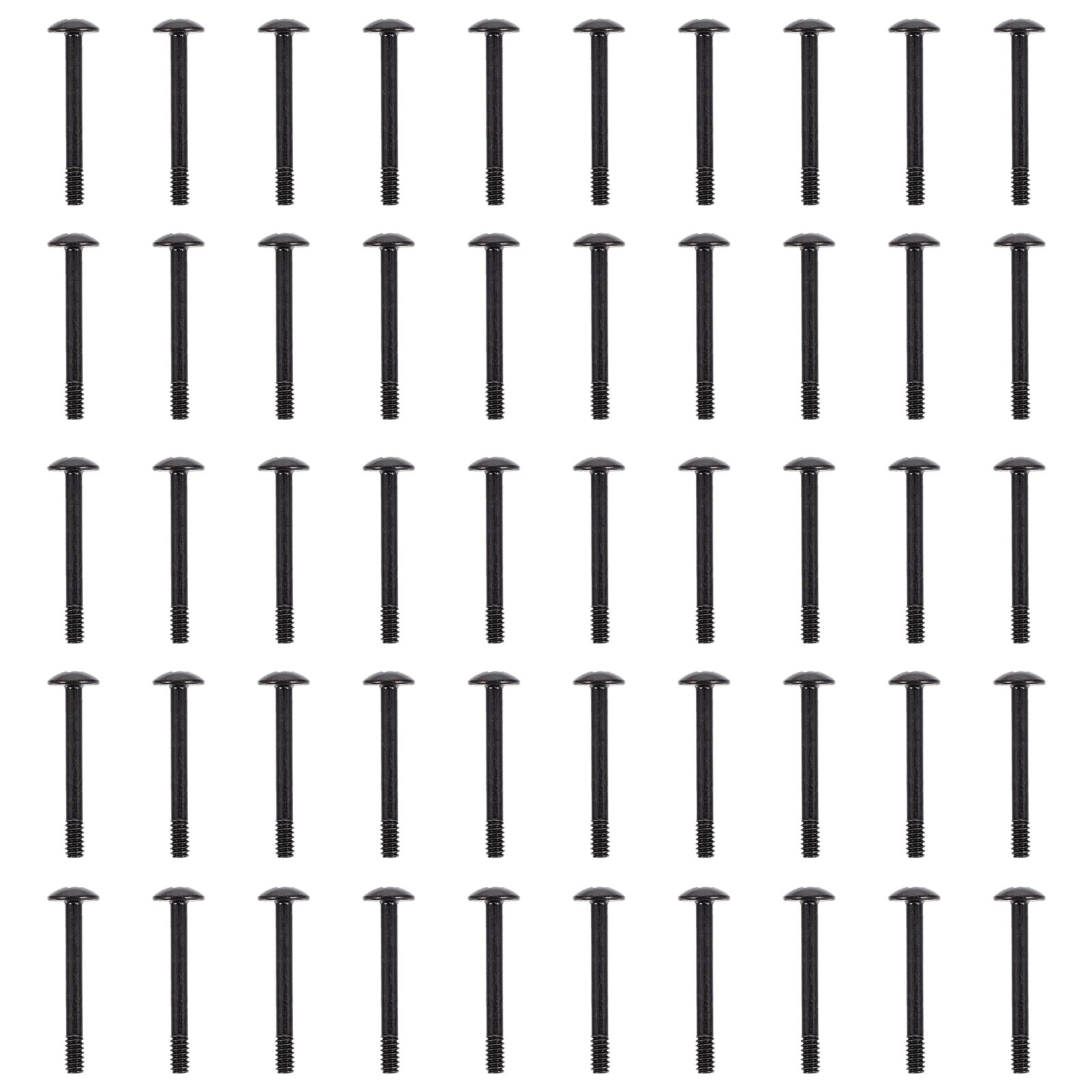 50pcs 30mm Heavy Duty Metal PC Case Fan Screws - Self-Tapping Computer Cooling Fan Mounting Screws for Optimal Airflow & PC Cooling Performance (Perfect for Gaming Rigs, Workstations & Custom PC Builds)