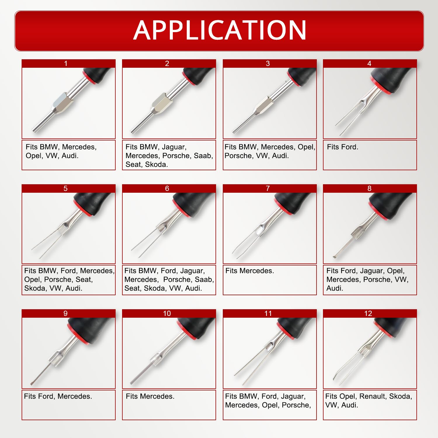 Universal 23-Piece Terminal Release Kit - Wire Connector Removal Pin Extractor Tool Set for American & Imported Cars | Perfect for Auto Repair, Electrical Maintenance & DIY Vehicle Projects