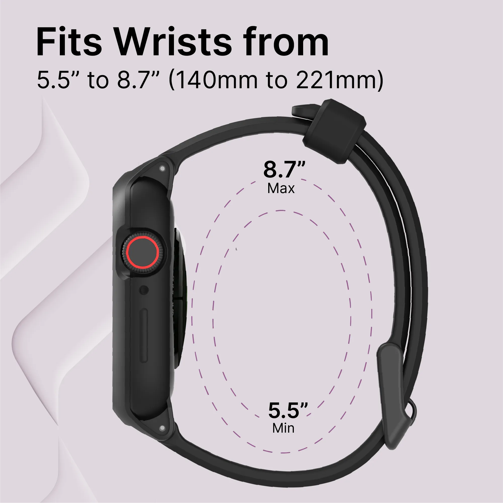 Rugged Protective Case with Band for Apple Watch Series 6/5/4/SE (44mm) - Durable Cover for Outdoor Sports & Active Lifestyle