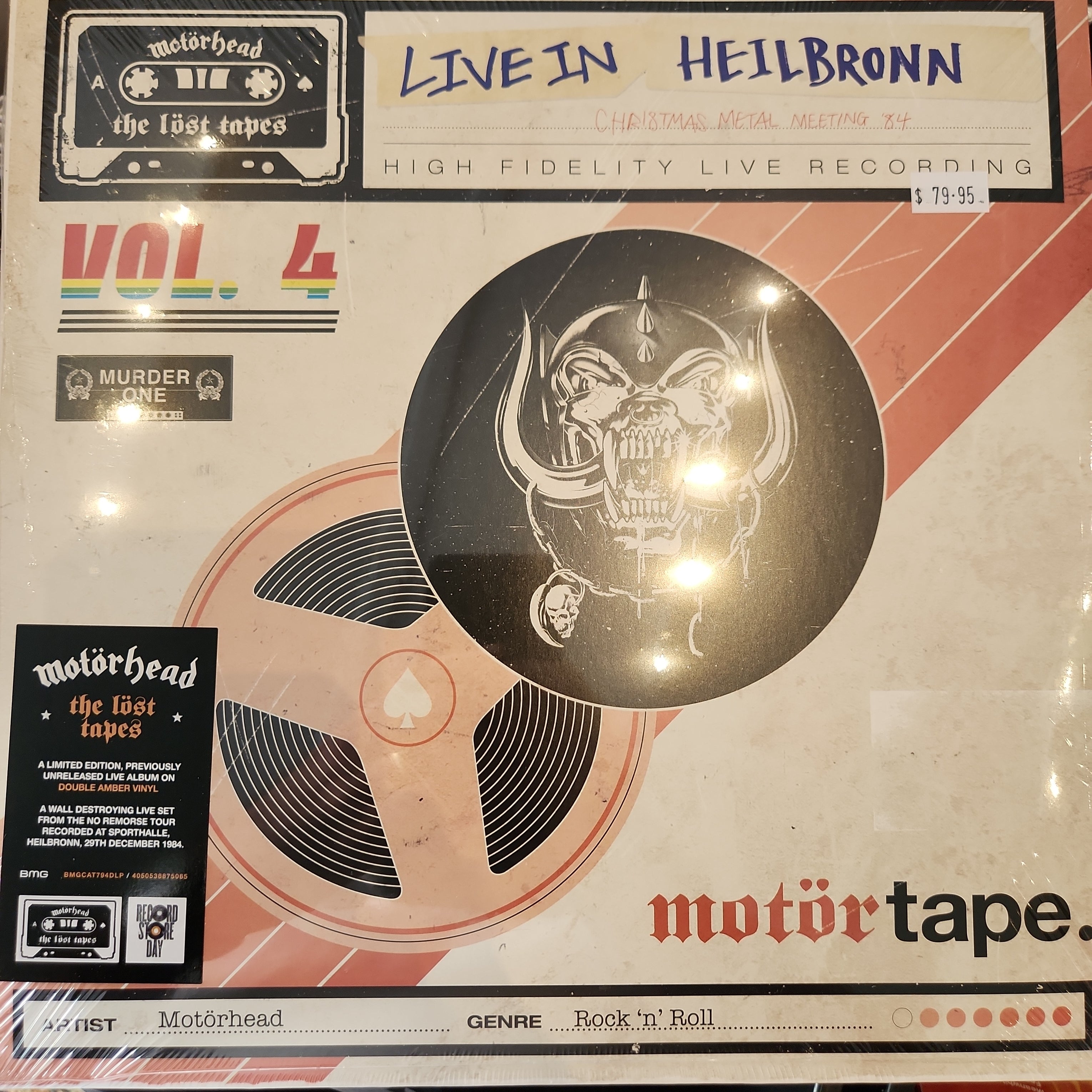 Motorhead Lost Tapes Vol 4 Vinyl LP Record - Rare Collectible Music for Rock & Metal Fans | Perfect for Vinyl Collections & Music Lovers