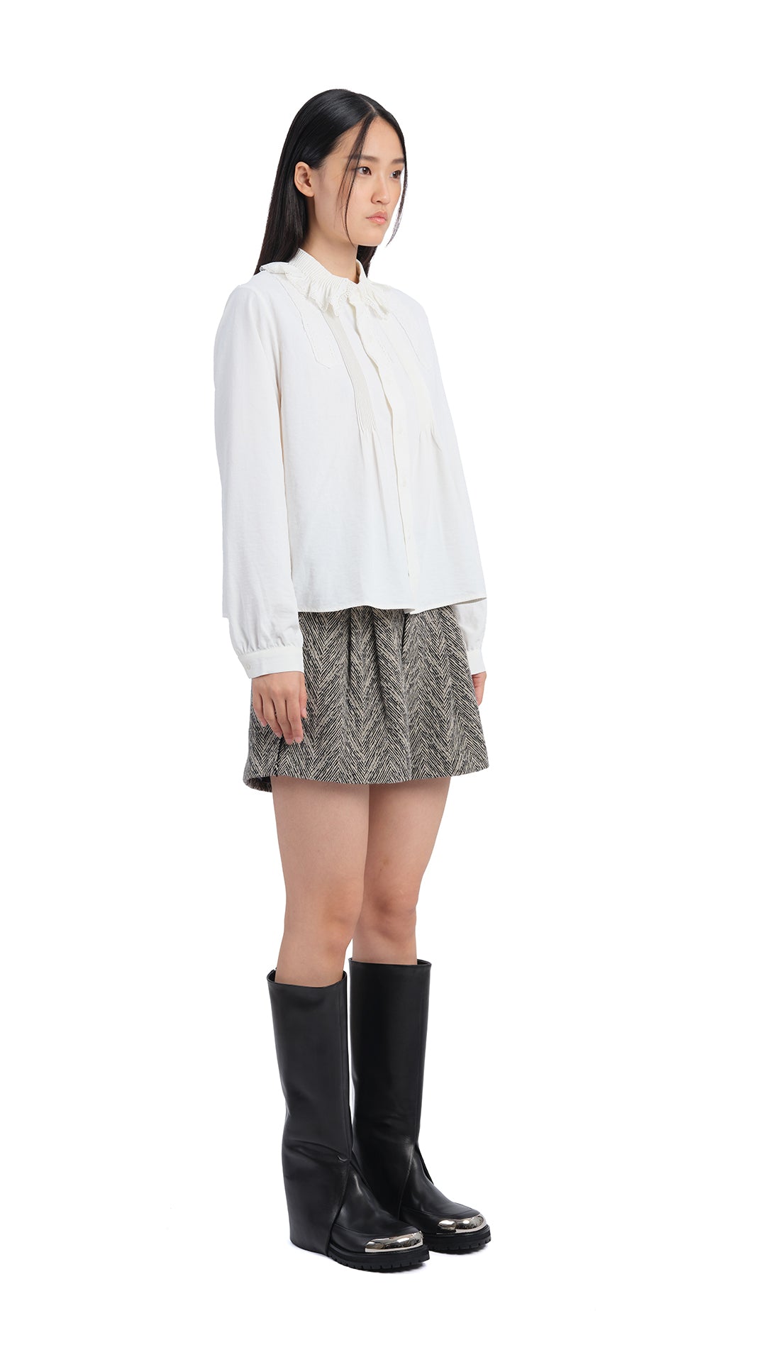 Embroidered Lace Trim Blouse - Elegant Women's Fashion Top for Casual & Formal Wear | Perfect for Office, Party & Special Occasions