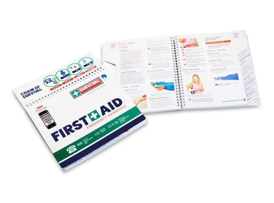 First Aid Emergency Handbook - Essential Guide for Home, Travel & Outdoor Safety - CPR, Wound Care & Survival Tips