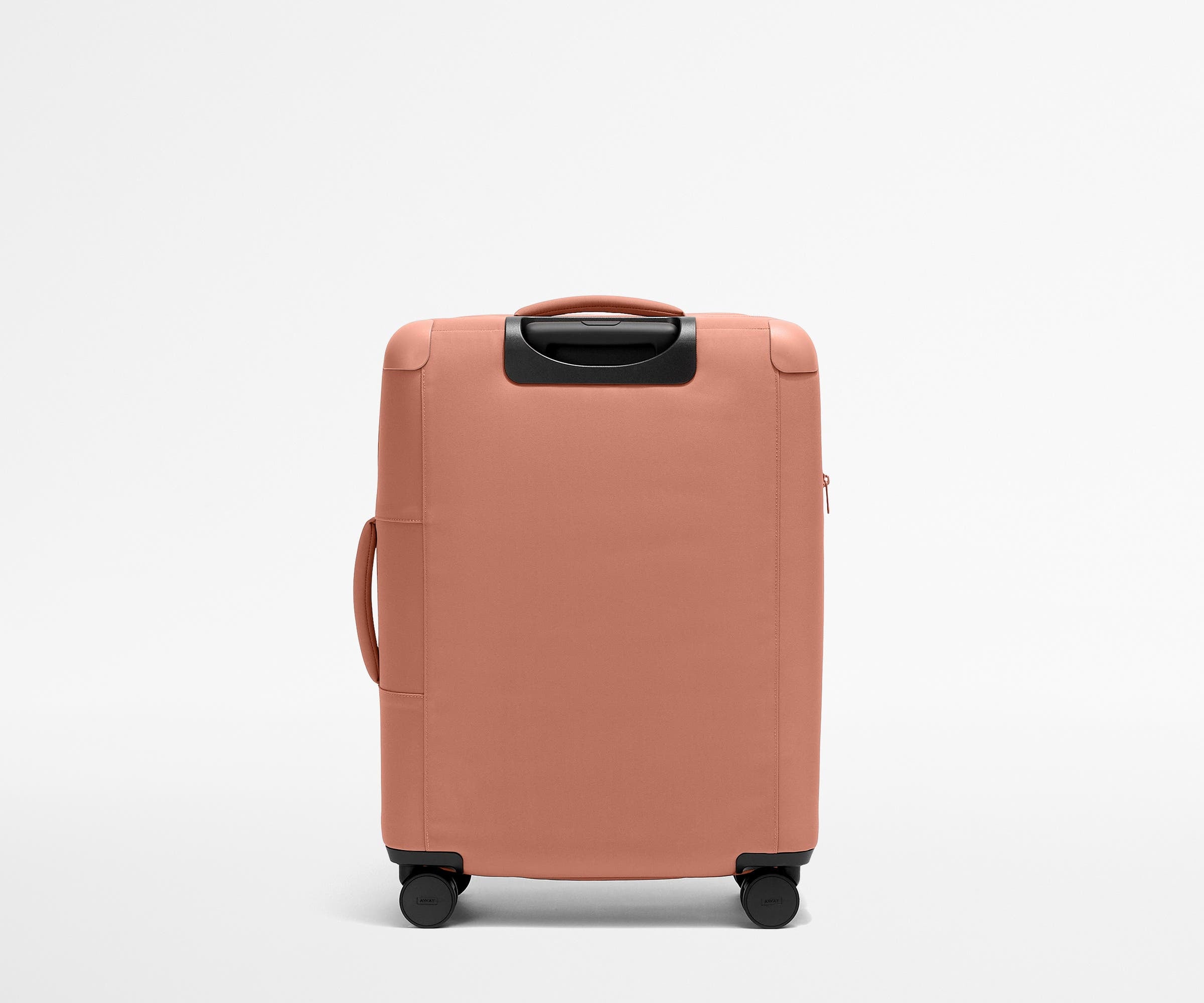 Premium Softside Medium Luggage in Elegant Clay Pink - Perfect for Travel, Business Trips & Weekend Getaways