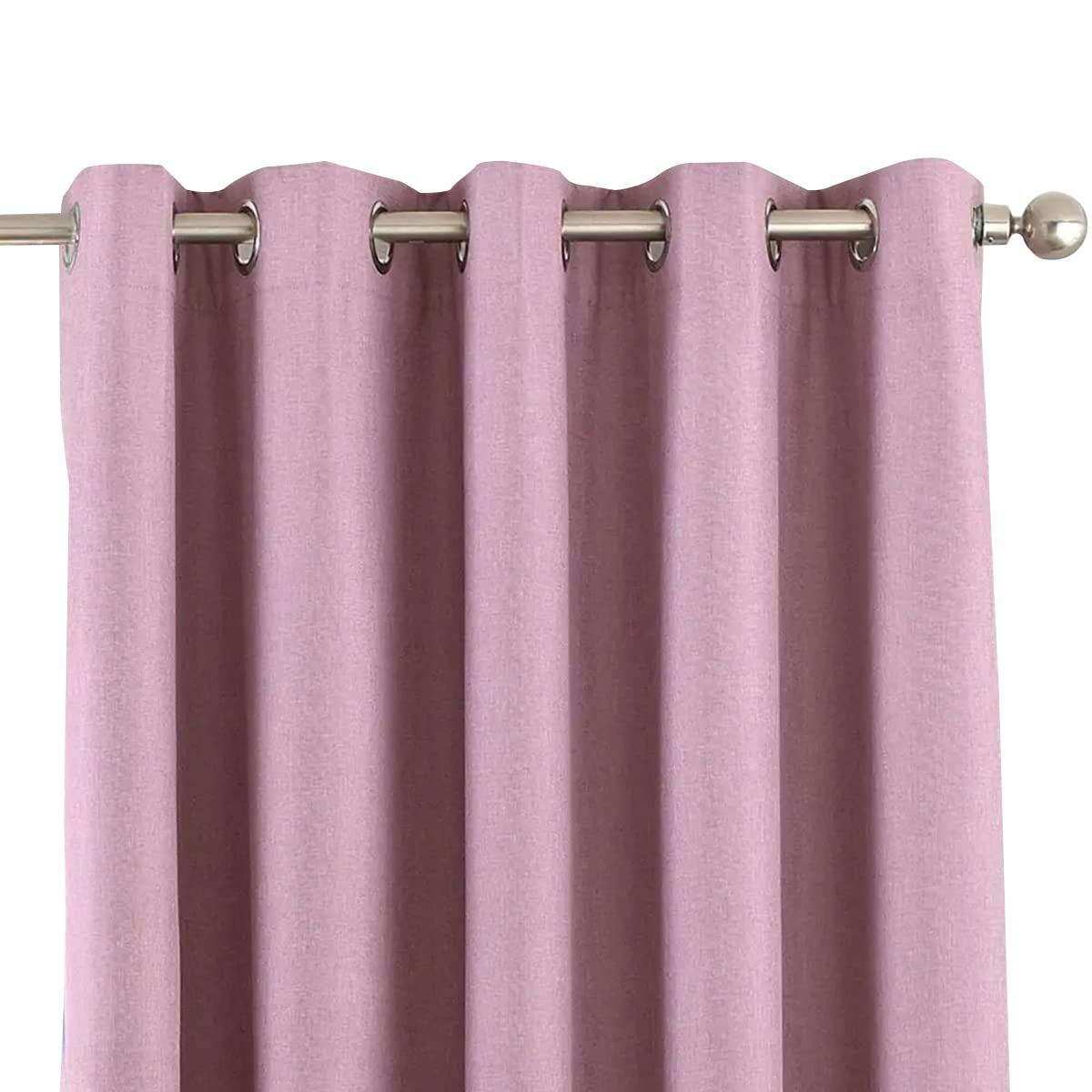 Blackout Curtains 90x54 Inches - Eclipse Light Blocking Thermal Insulated Eyelet Drapes for Bedroom & Living Room (Mauve, 229x137cm) - Perfect for Home Theater, Nursery & Shift Workers