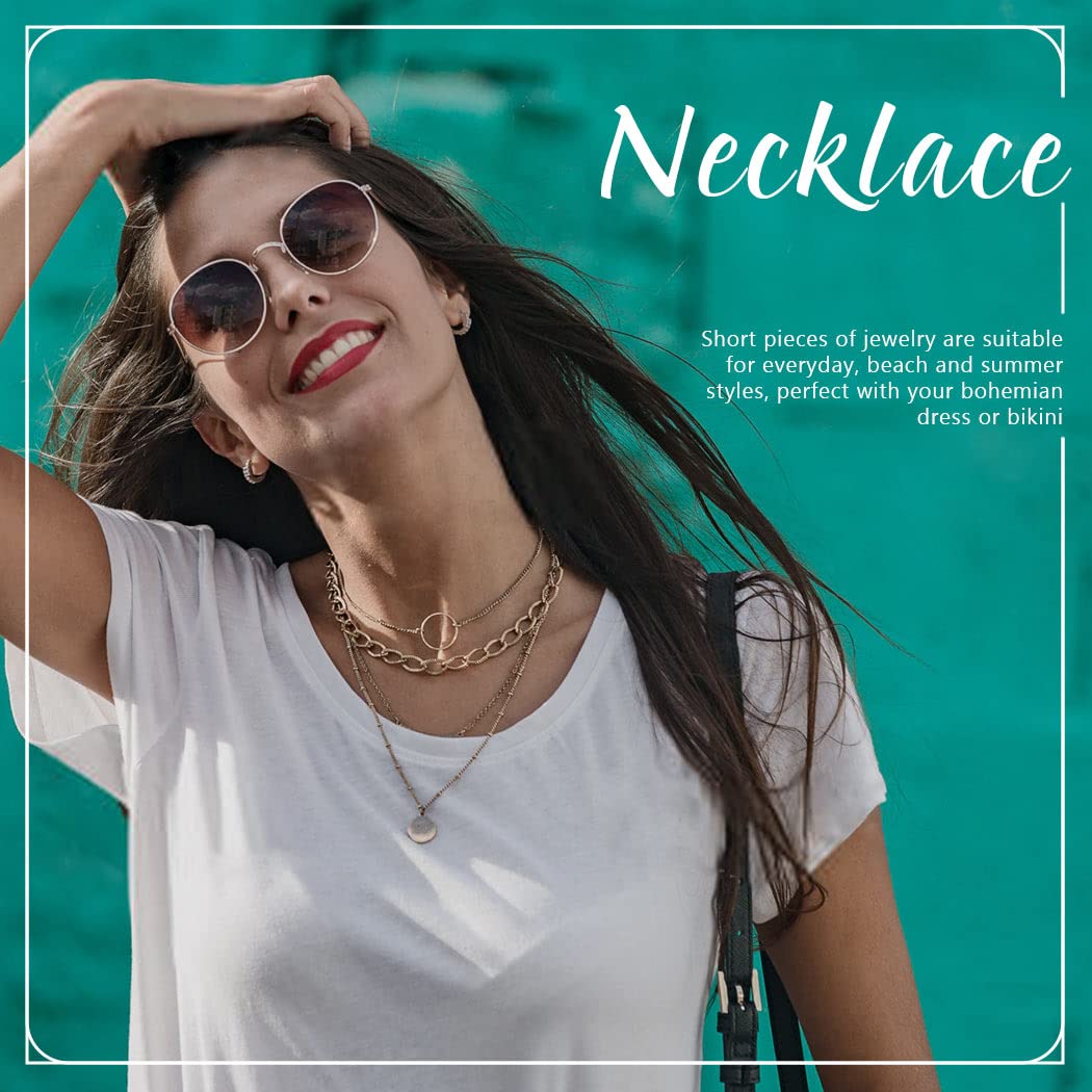 Boho Turquoise Choker Necklace - Colorful Beaded Handmade Jewelry for Women | Beach, Festival & Everyday Wear Accessories