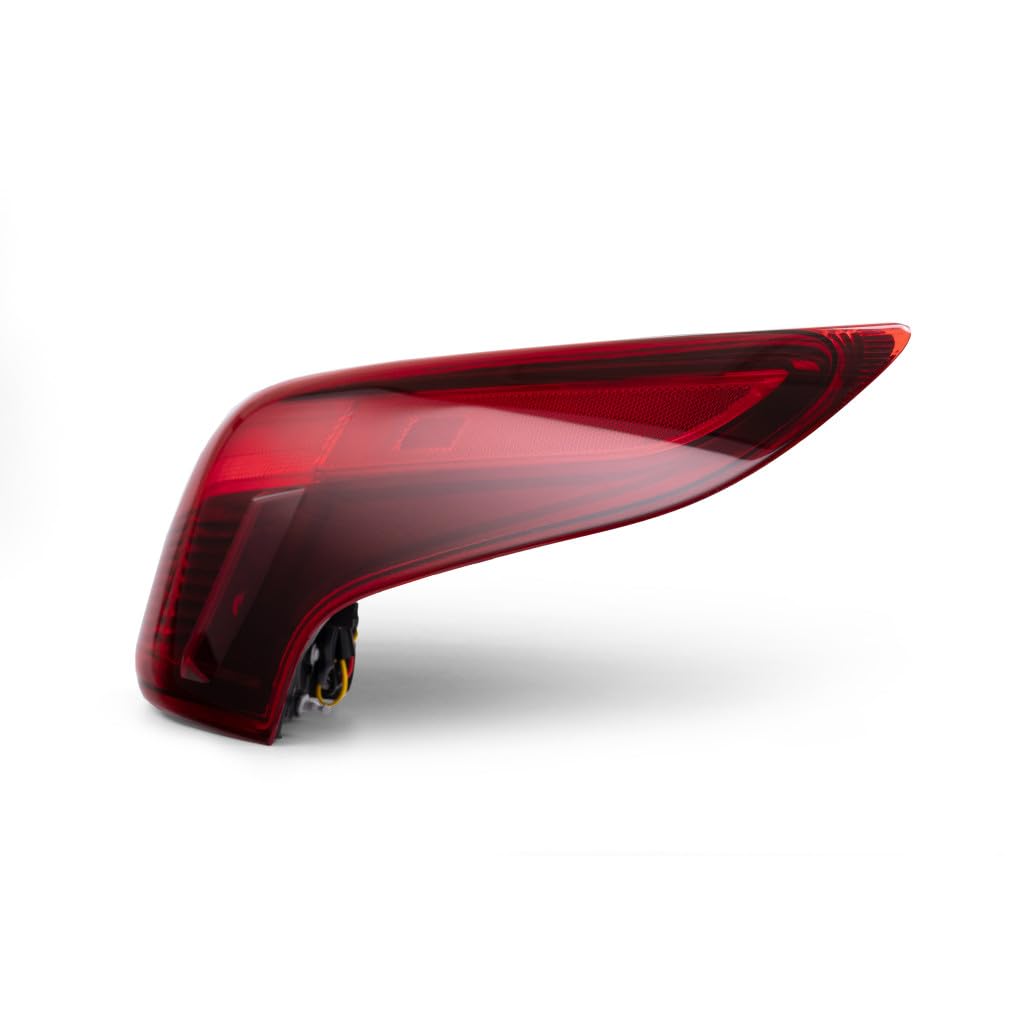 2017-2019 Nissan Rogue Sport Passenger Side Outer Tail Light Assembly - Red Lens Replacement (Part# NI2805117, 265506MA0A) | Perfect for Night Driving Safety & Car Restoration Projects