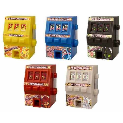 Pokemon Sun & Moon Takara Tomy Mini Slot Machine Toy - Collectible Game for Kids & Adults - Perfect for Pokemon Fans, Birthday Gifts & Game Room Decor