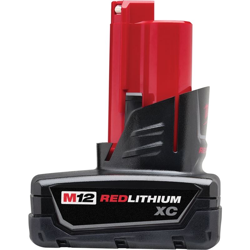Milwaukee M12 REDLITHIUM XC 3.0Ah High Capacity Battery Pack (48-11-2402) - Power Tools, Cordless Drills, Jobsite Lighting & More