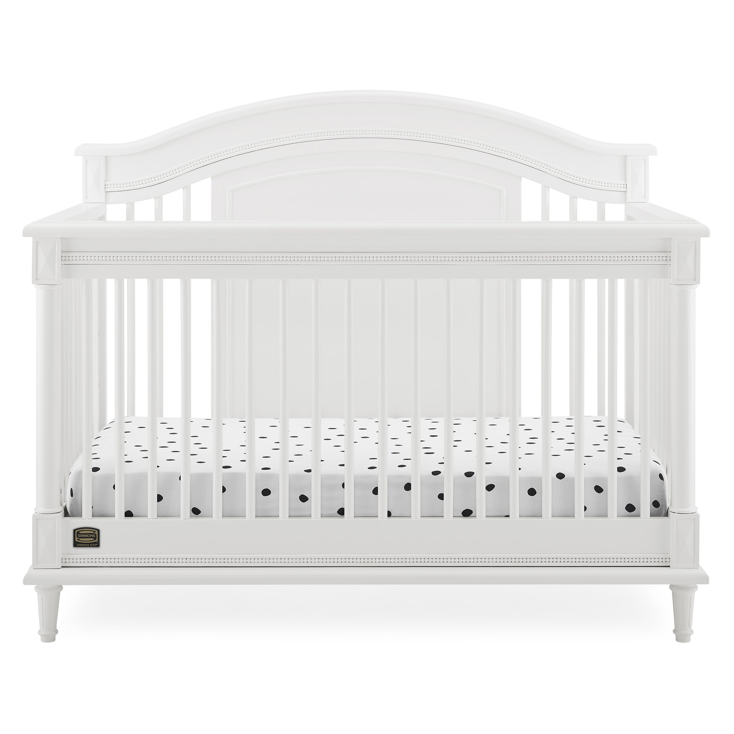 Juliette 6-in-1 Convertible Crib - Baby Crib to Toddler Bed, Daybed & Full Size Bed - Safe Nursery Furniture for Boys & Girls - Perfect for Newborns, Infants & Growing Kids