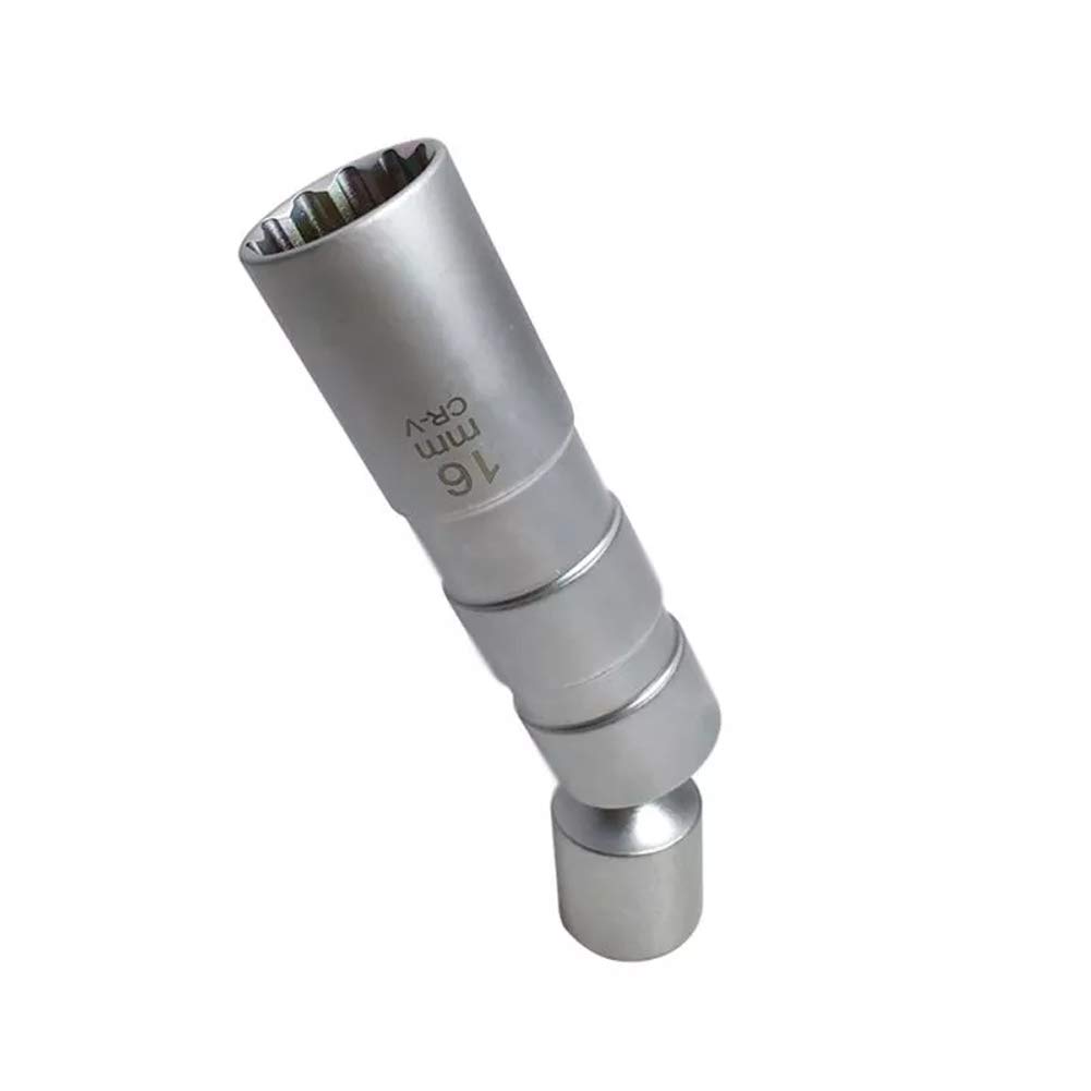 16mm Magnetic Swivel Spark Plug Socket - 3/8