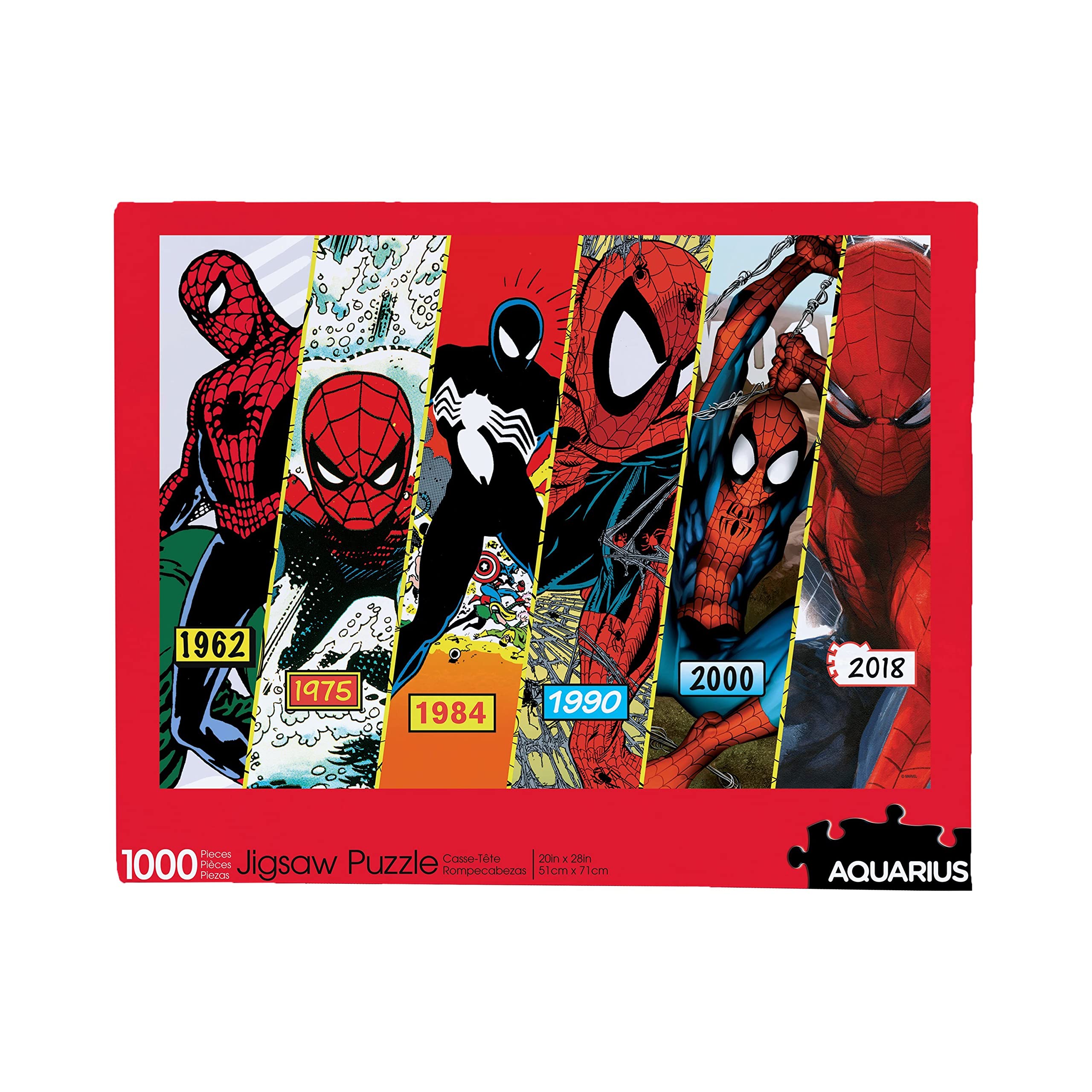 Marvel Spider-Man 1000 Piece Jigsaw Puzzle - Officially Licensed Glare-Free Puzzle for Adults & Teens - 20