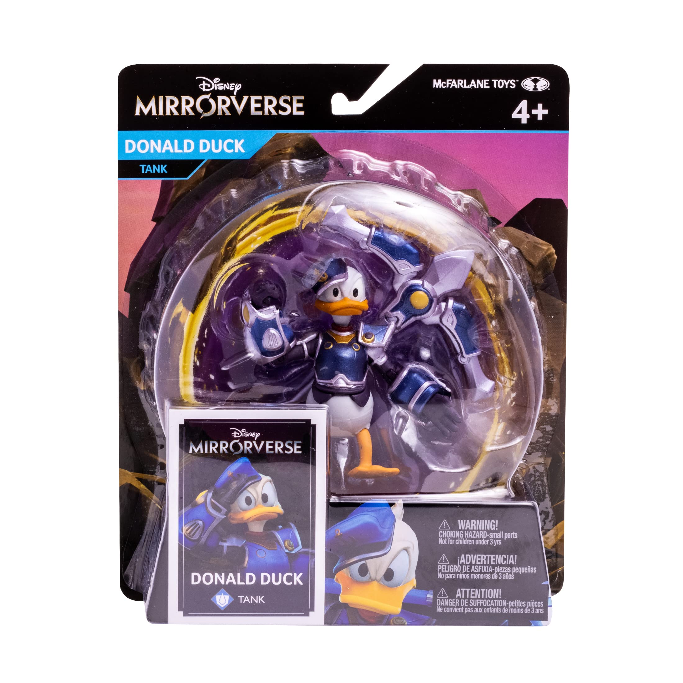 Disney Mirrorverse Donald Duck 5-Inch Collectible Action Figure with Accessories - Perfect for Disney Fans, Collectors & Gift Giving