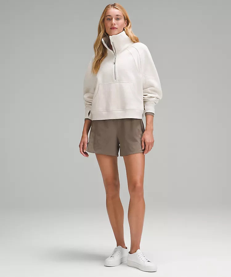 Lululemon Scuba Oversized Half-Zip Hoodie - Women's Fleece Pullover with Funnel Neck for Yoga, Running & Lounge Wear