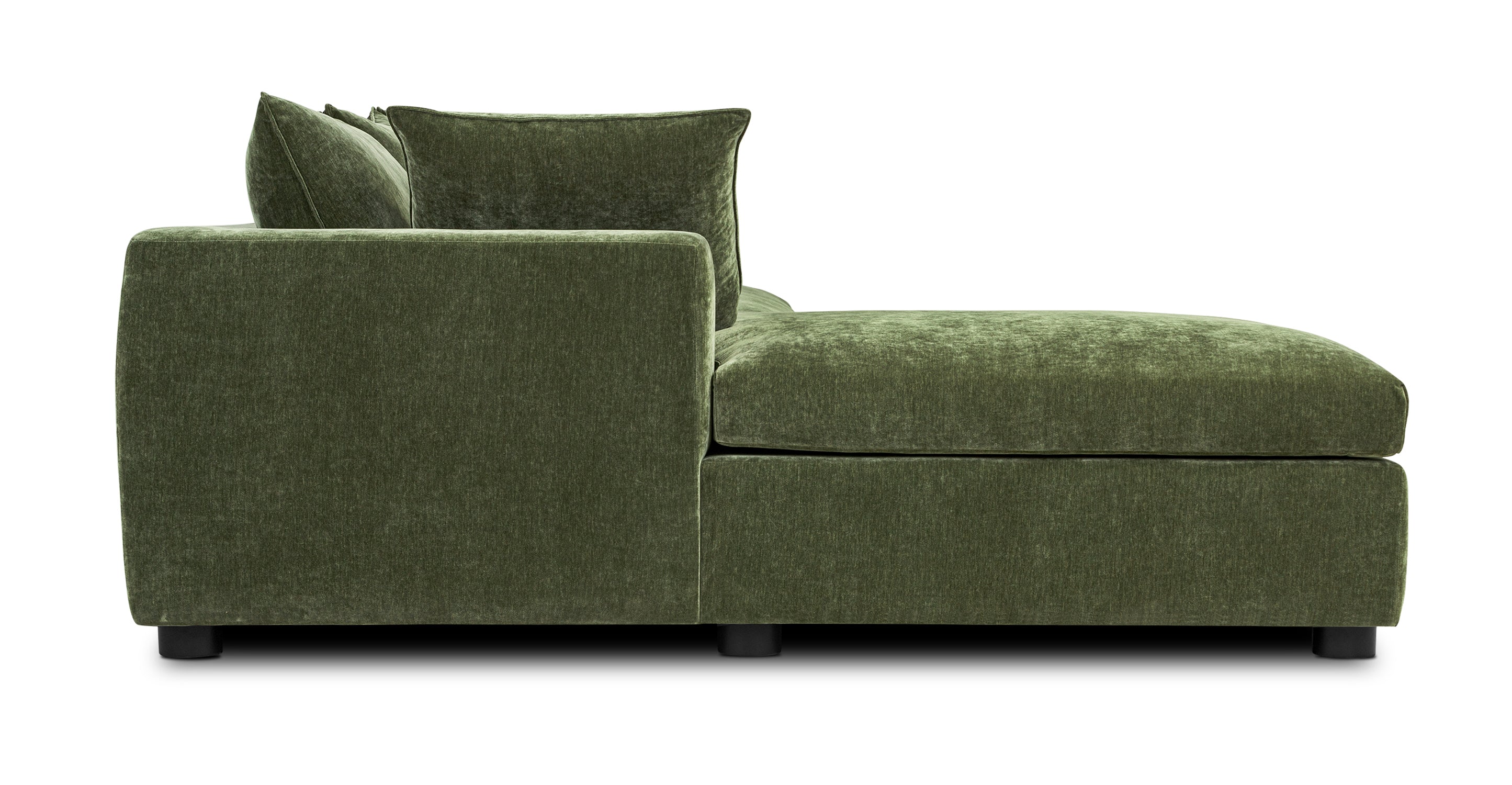 Milo Left-Facing Sleeper Sectional Sofa with Recliner - Modern L-Shaped Couch for Living Room, Family Room, and Home Theater Comfort