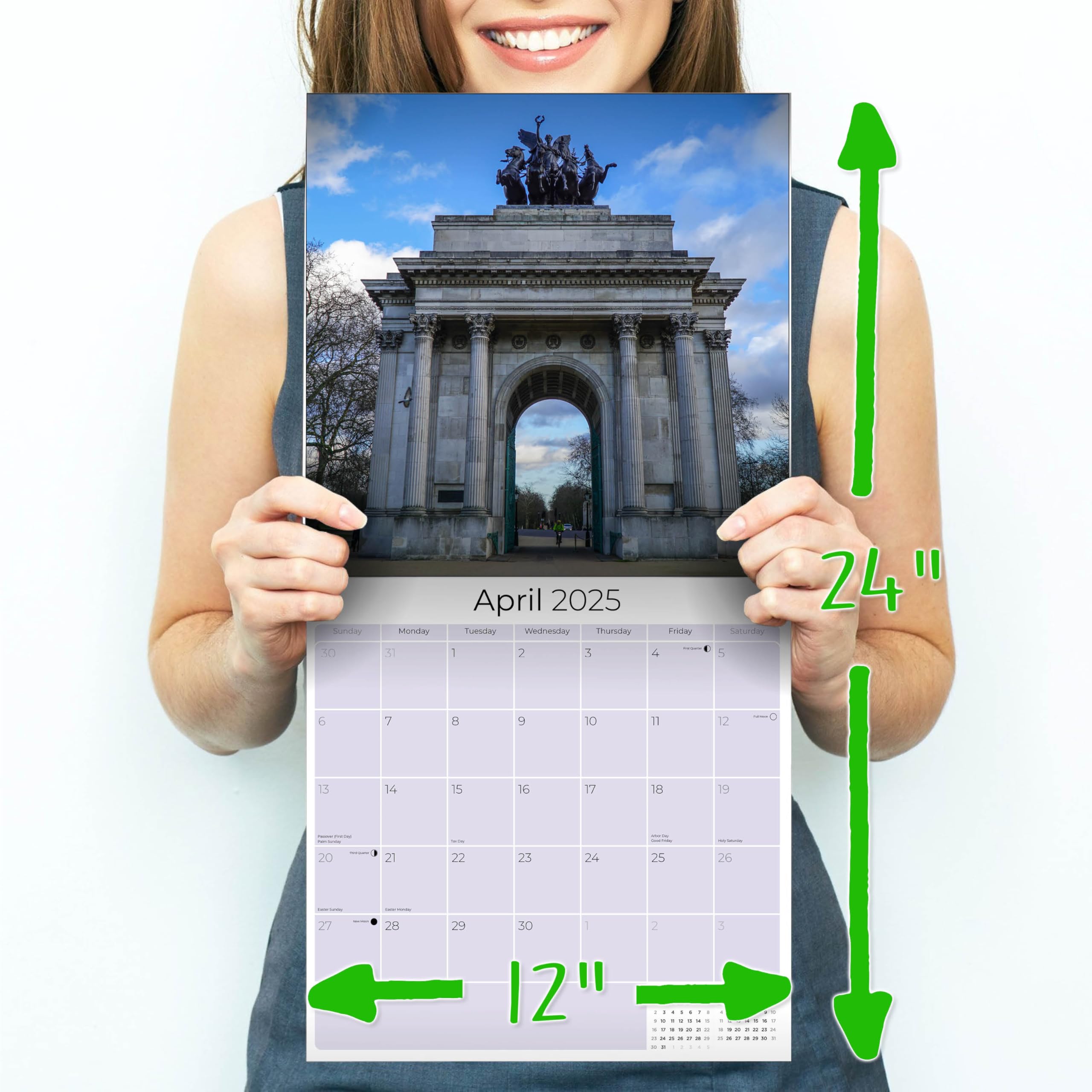 2024-2025 London Travel Wall Calendar - 12