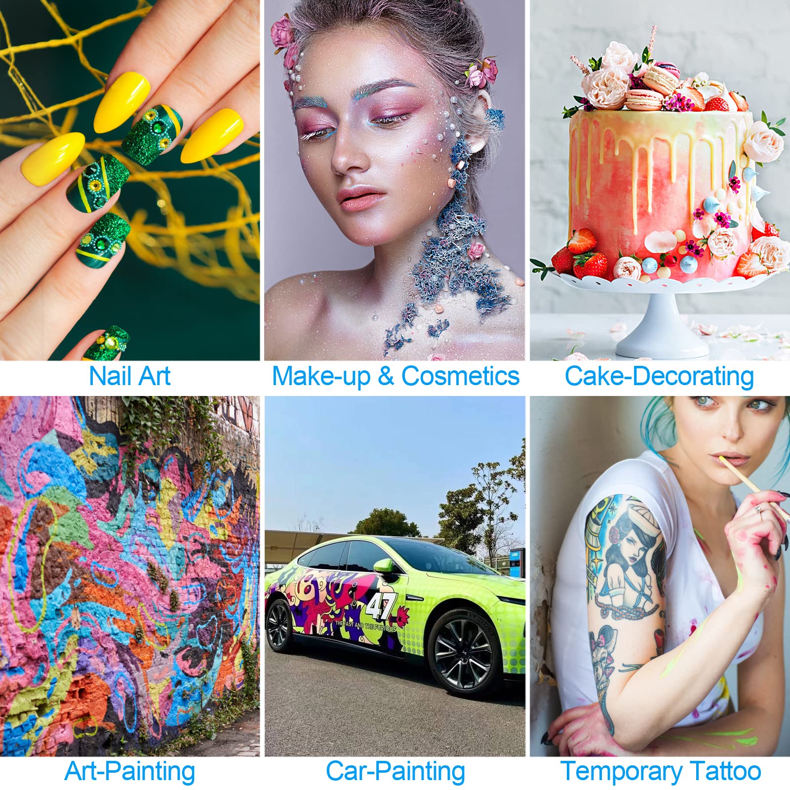 Professional Airbrush Kit with 0.3mm Needle - Dual Action Gravity Feed Spray Gun, Cleaning Pot & Holder - Perfect for Cake Decorating, Makeup Artistry, Model Painting, Nail Art & Tattoo Design - Ideal for Artists, Bakers & DIY Enthusiasts