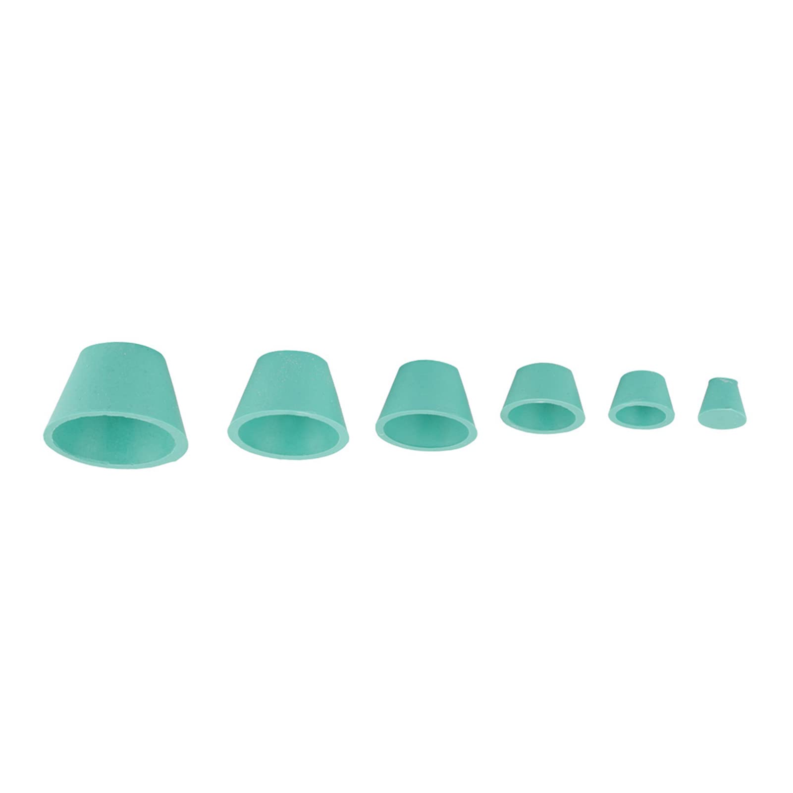 9-Pack Filter Adapter Cone - Elastic & Smooth Rubber Stopper for Buchner Funnel & Flask Filtration Set (Green) - Ideal for Chemistry Labs, Home Brewing & Scientific Experiments