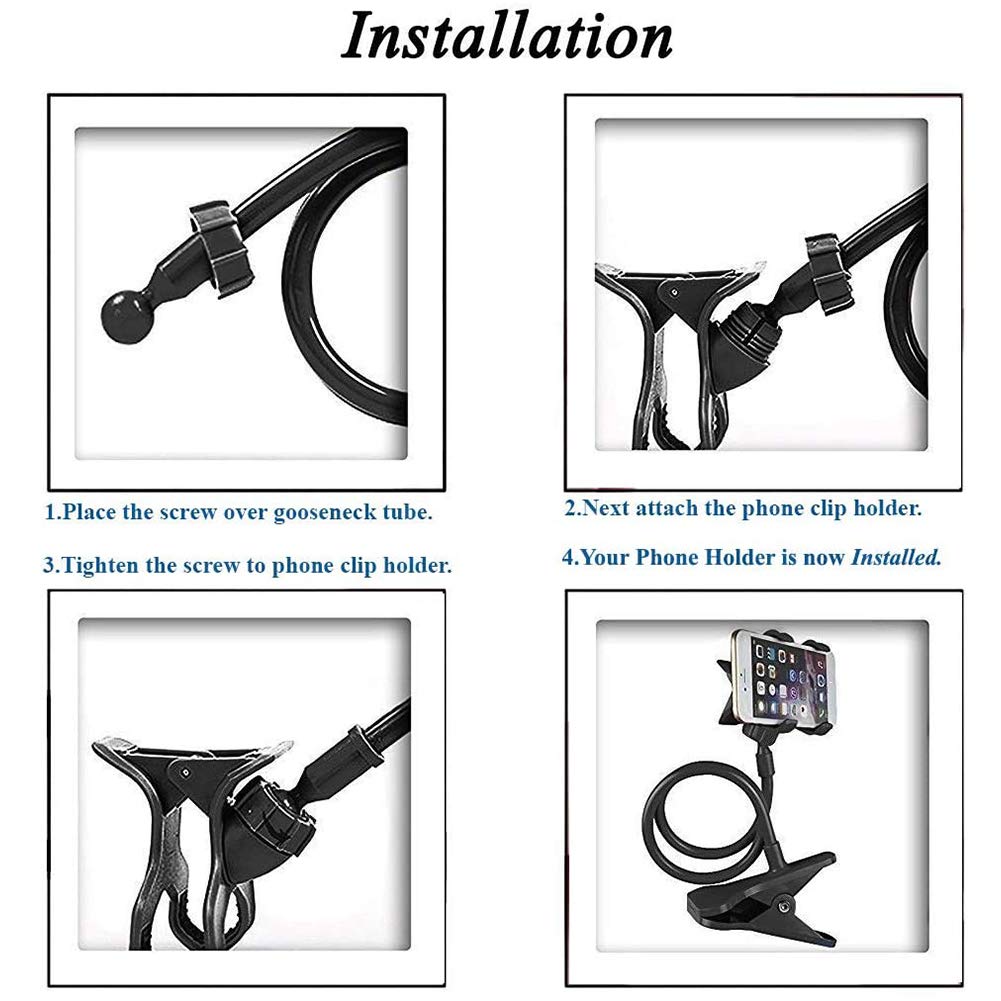 Flexible Webcam & Phone Mount with 1/4