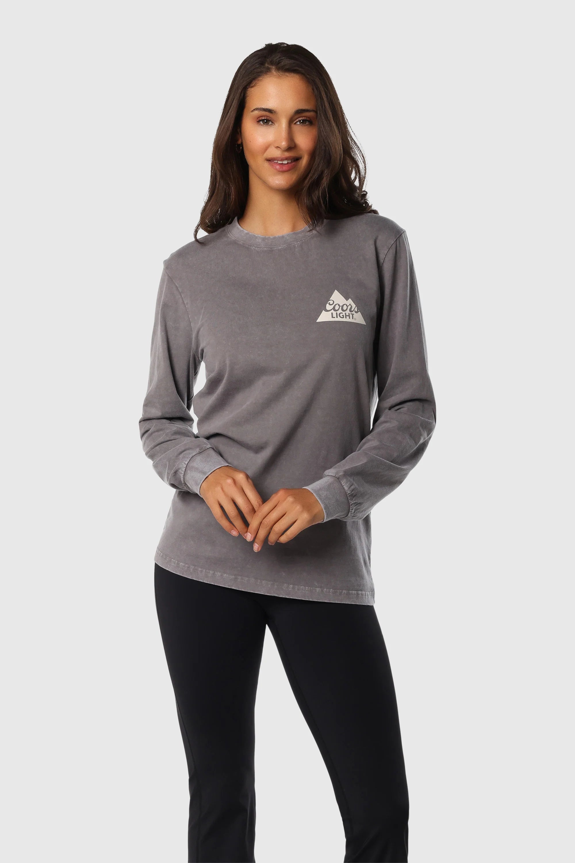 Coors Long Sleeve T-Shirt for Men - Comfortable Cotton Crewneck Casual Shirt - Perfect for Outdoor Activities, Work & Everyday Wear