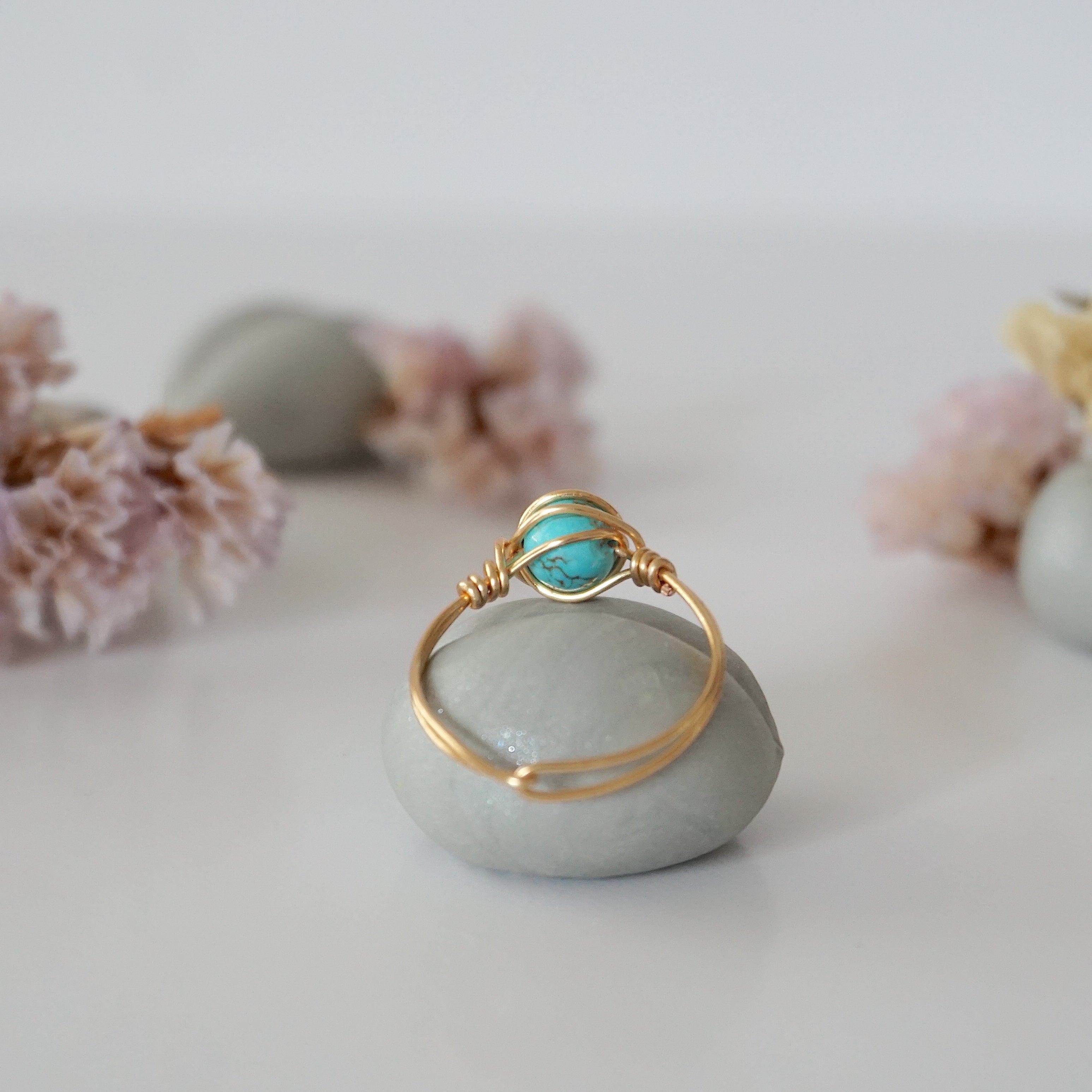 Turquoise Birthstone Ring - Elegant & Minimalist Jewelry for Women | Perfect Gift for Birthdays, Anniversaries & Special Occasions