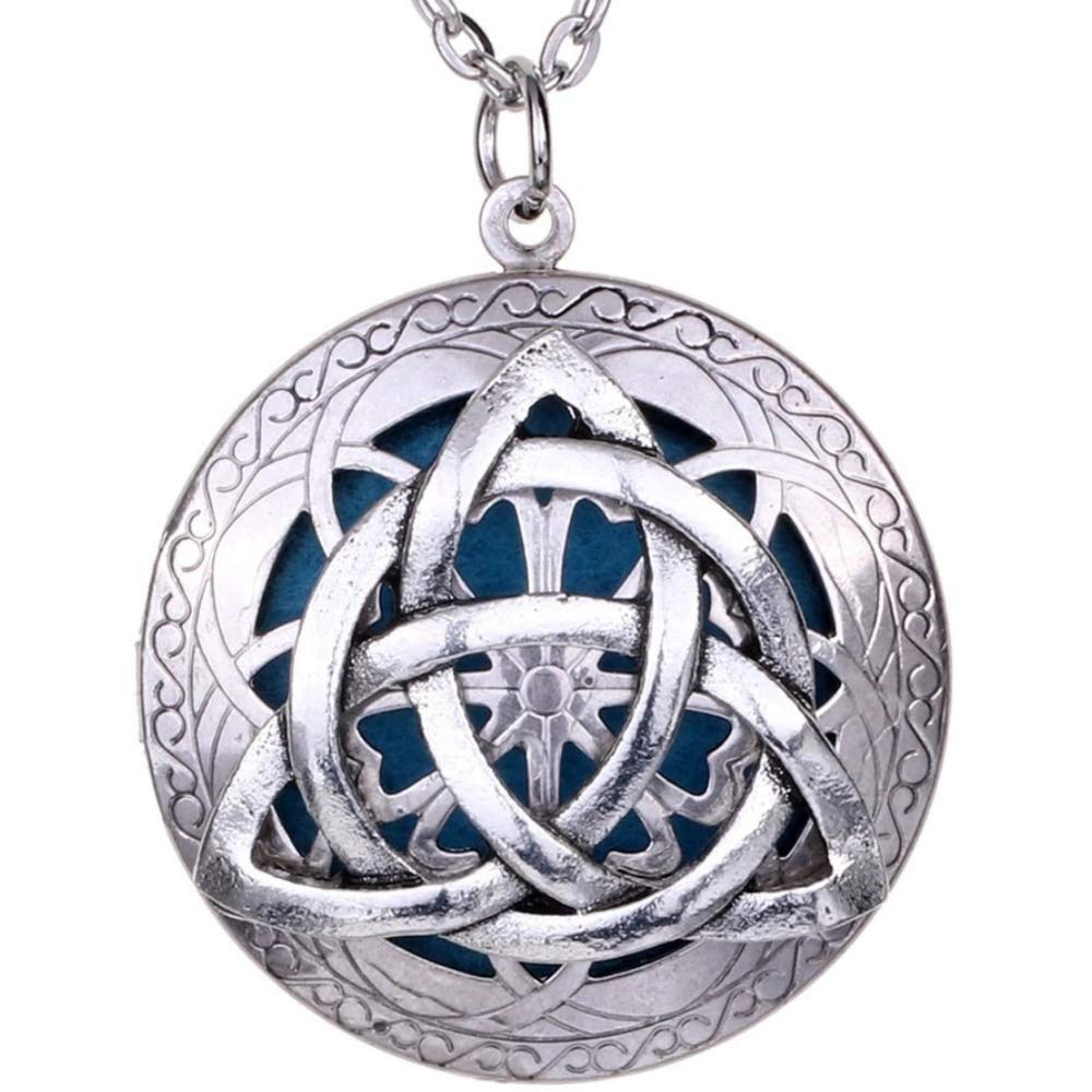 Soul Statement Diffuser Necklace for Women - Aromatherapy Essential Oil Locket Pendant Jewelry - Perfect for Yoga, Meditation, Stress Relief & Daily Wear