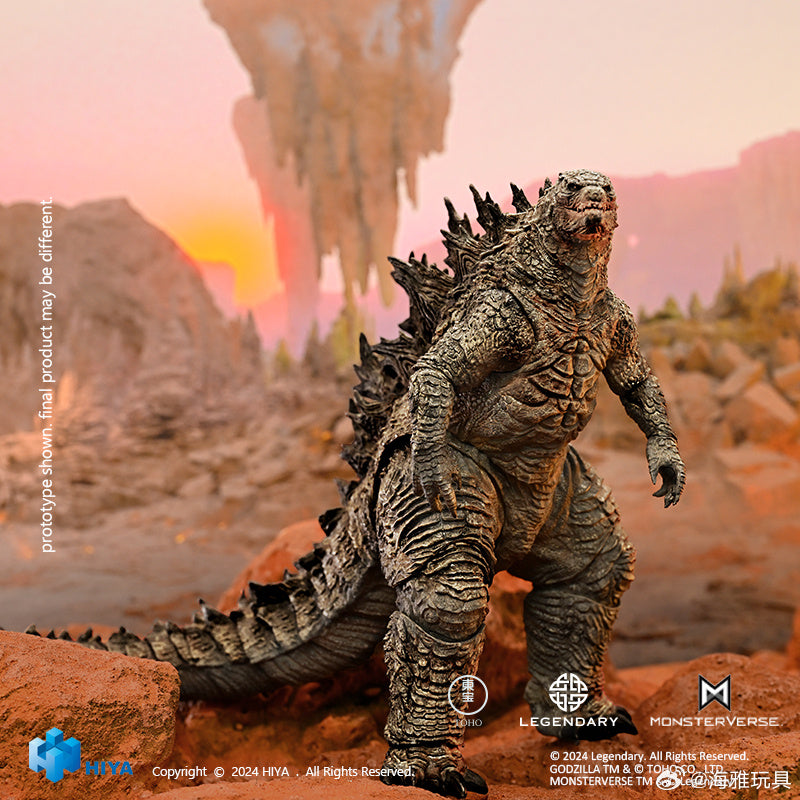 HIYA 7-inch 18cm Godzilla x Kong The New Empire Action Figure - Highly Detailed Collectible Toy for Movie Fans & Display