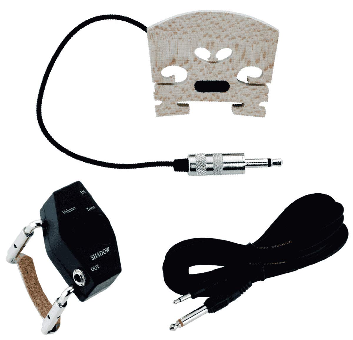 Shadow Electronics SH-940 Violin Bridge with Built-In Pickup - Professional Violin Accessory for Electric & Acoustic Violins - Perfect for Live Performances, Studio Recording & Practice Sessions