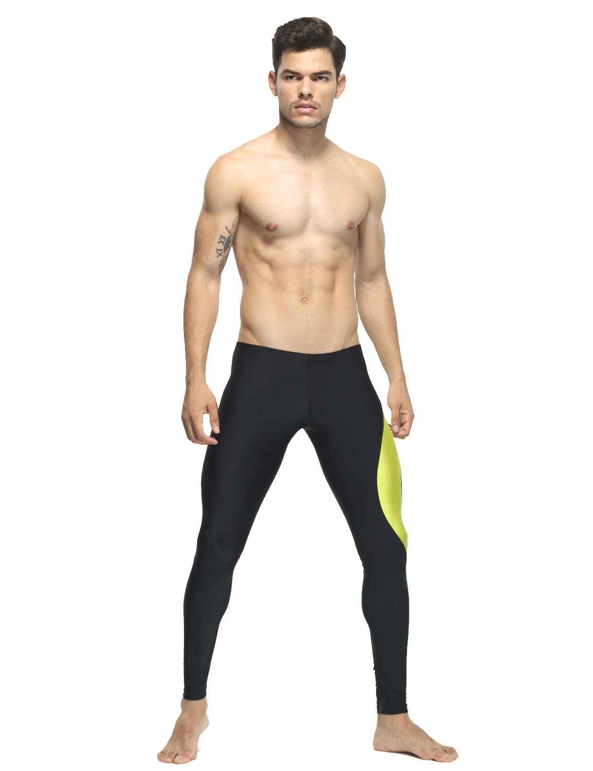 TAUWELL Men's Sports Compression Tights Leggings - Workout Running Gym Yoga Base Layer for Men - Moisture Wicking & Breathable Performance Wear