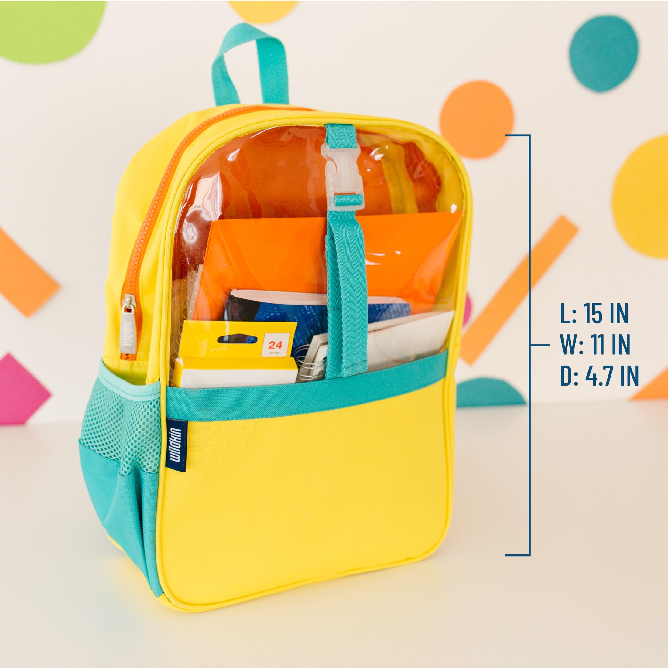 Wildkin Pack-it-All Kids Backpack - Durable & Spacious Adjustable School Backpack for Boys & Girls - Perfect for Travel, Daycare & Outdoor Adventures - Risk Taker Design