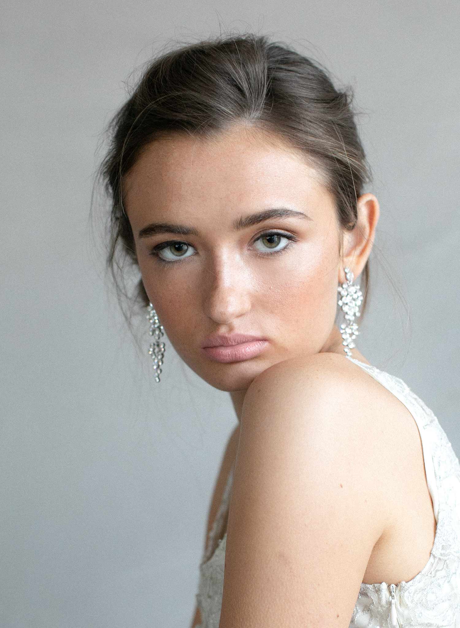 Champagne Bubbles Drop Earrings - Elegant Dangling Jewelry for Women | Style #976 | Perfect for Parties, Weddings & Special Occasions