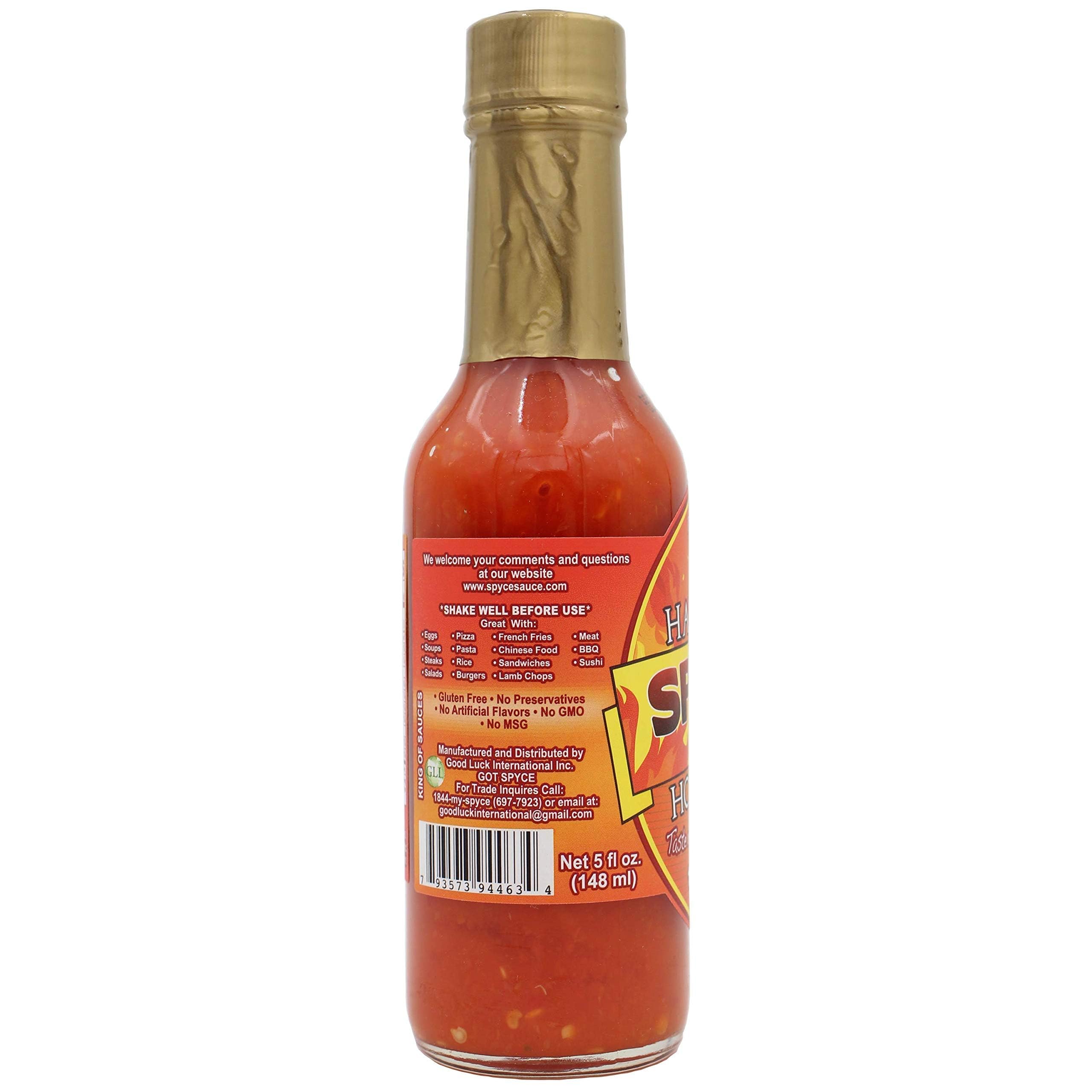 Habanero Hot Sauce - Extra Spicy 5 oz Bottle | Perfect for Tacos, Wings & Mexican Food | Made with Natural Ingredients