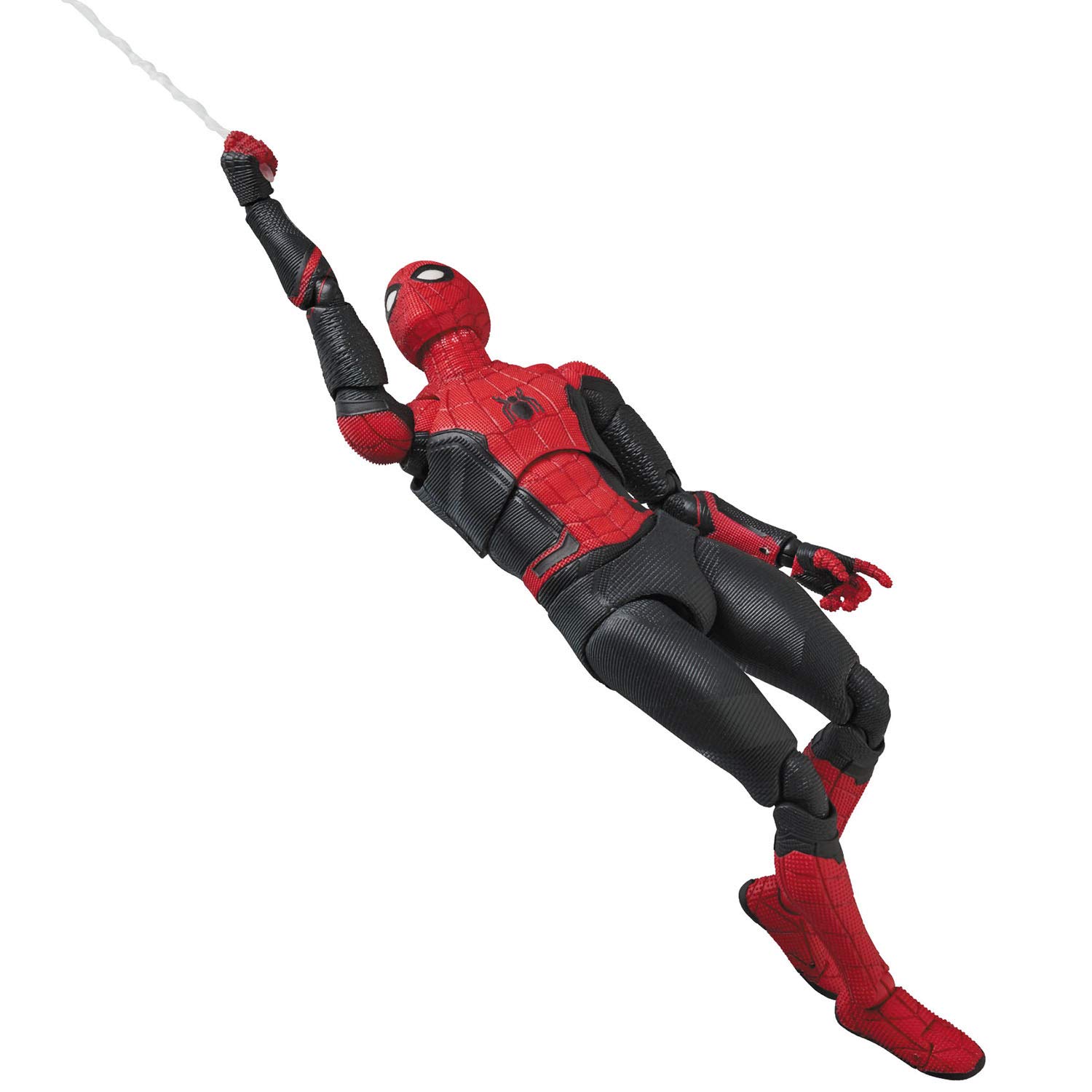 MAFEX No.113 Spider-Man Upgraded Suit Action Figure - Far from Home Movie Collectible for Display & Play | Superhero Toy Gift for Fans & Collectors
