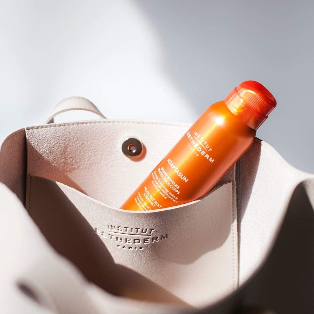 Institut Esthederm Adaptasun Body Mist Sun Cream Spray - Moderate Sun Protection for Body 150ml | Hydrating Sunscreen Mist for Beach, Pool & Outdoor Activities