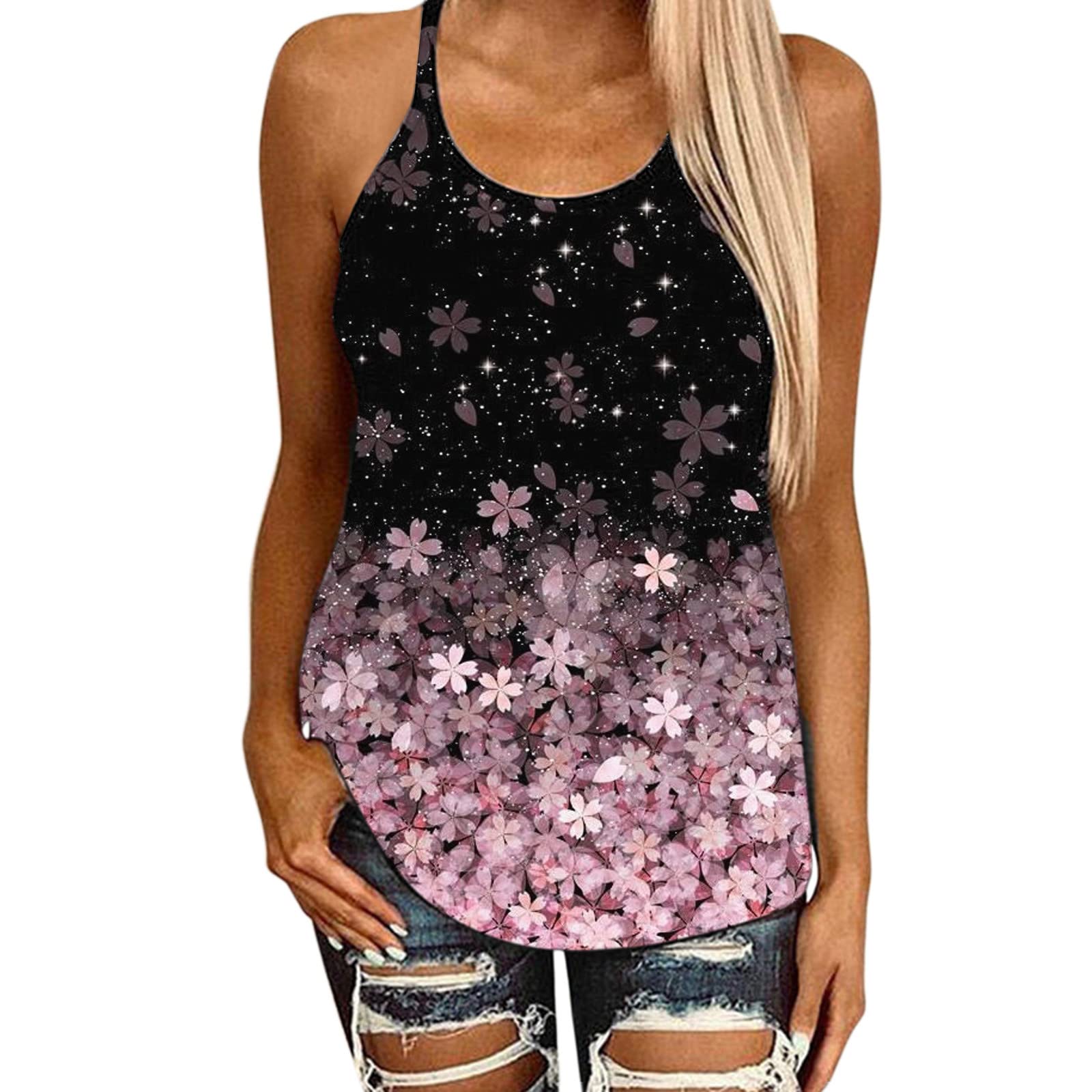 Women's Halter Tops - Sleeveless Summer Tank Tops & Sexy Camisoles for Casual Wear, Beach Outfits, and Activewear | Loose Fit Workout Shirts for Yoga, Running, and Outdoor Activities