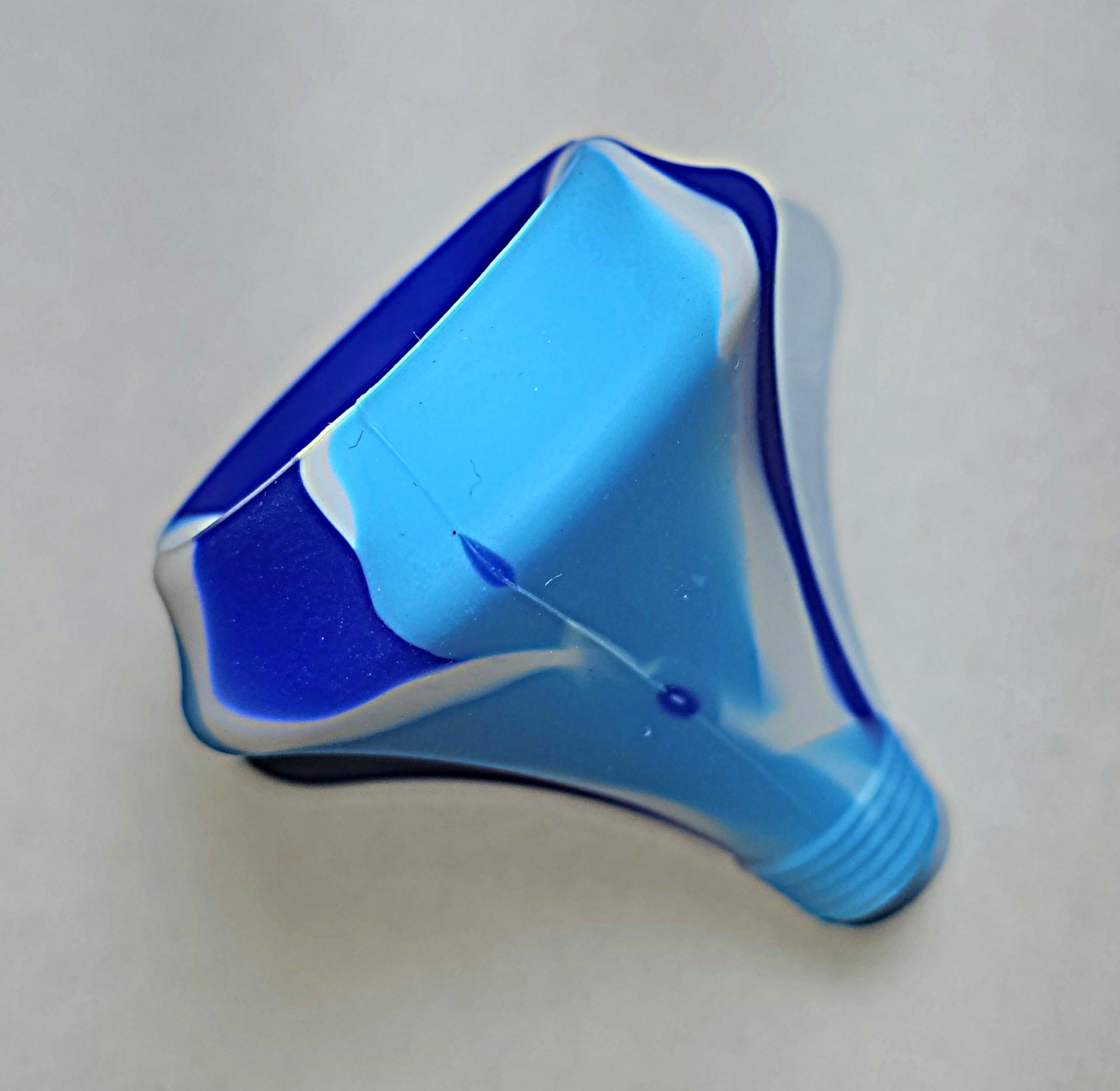 Universal Fit Silicone Mouthpiece - Blue Funnel for Sports Bottles, Water Bladders & Hydration Packs | Leak-Proof & Durable Design