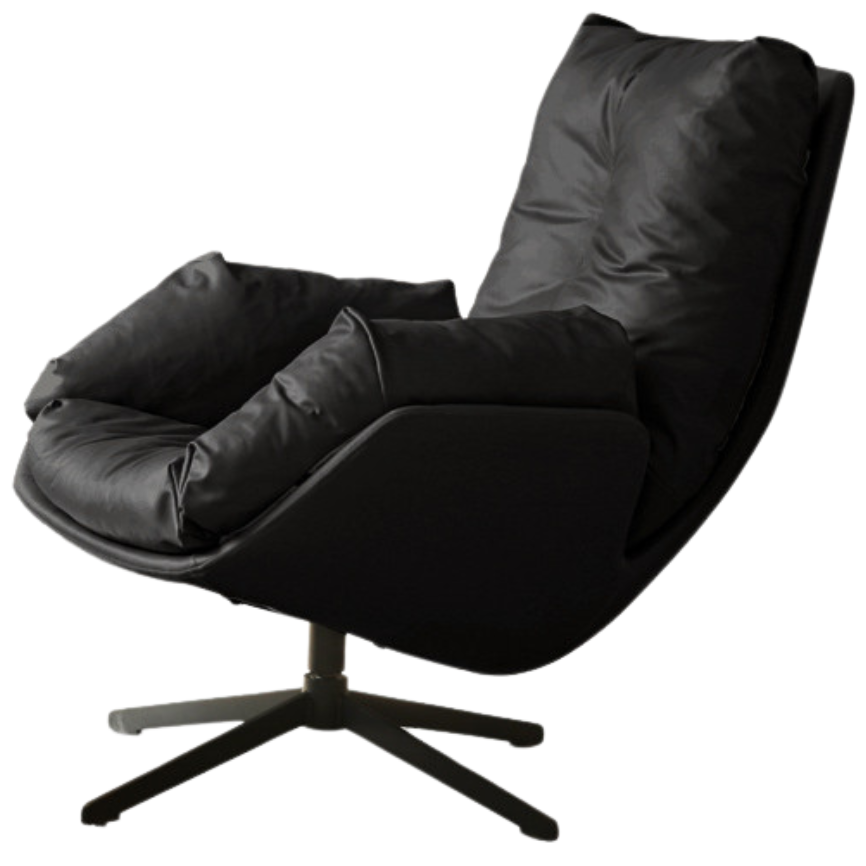32.7x40.6x35.4 inch / 83x103x90сm / black / swivel chair
