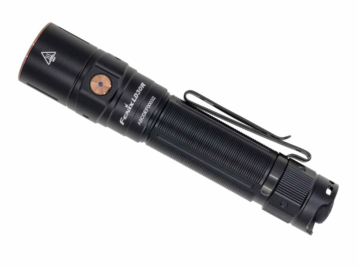 Fenix LD30R Rechargeable Flashlight - 1200 Lumens, USB-C, IP68 Waterproof, Compact LED Torch for Camping, Hiking, Emergency & Outdoor Adventures