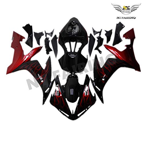 e.Black Red Flames