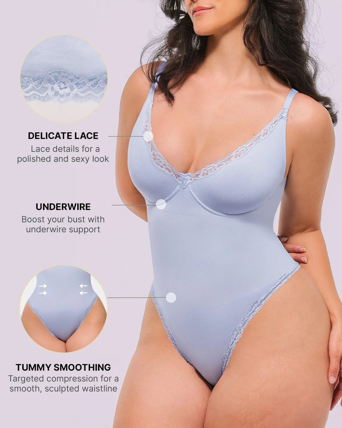 OceanHug™ Oyster Reborn Smoothing Bodysuit - Seamless Shapewear for Women - Slimming Full Body Shaper - Perfect for Everyday Wear & Special Occasions