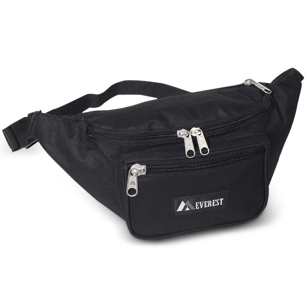 Everest Signature Waist Pack - Large Size, Durable & Water-Resistant Fanny Pack for Hiking, Travel & Outdoor Adventures | Hands-Free Convenience for Running, Concerts & Daily Use