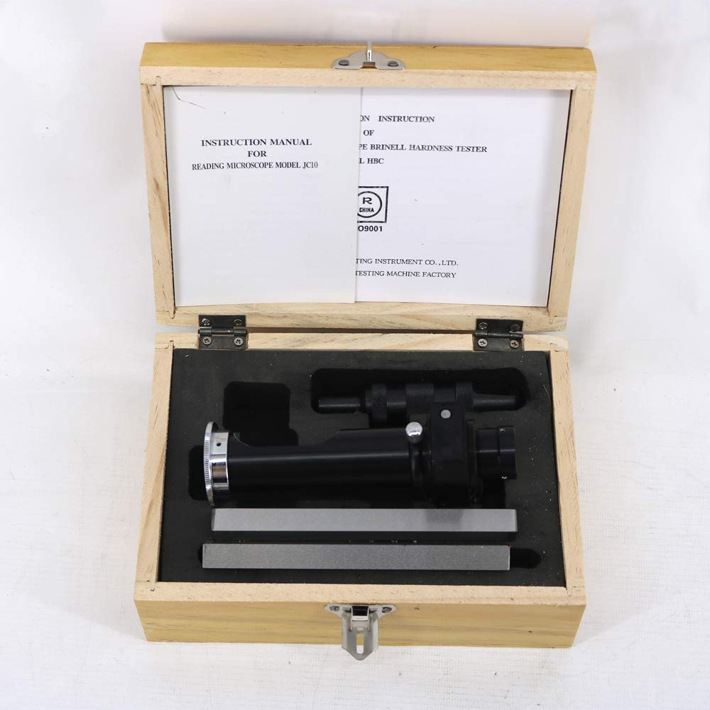 MXBAOHENG HBC Portable Brinell Hardness Tester with Digital Readout Microscope - Handheld Metal Hardness Testing Tool for Steel, Aluminum & Alloys - Perfect for On-Site Quality Control in Manufacturing & Metalworking