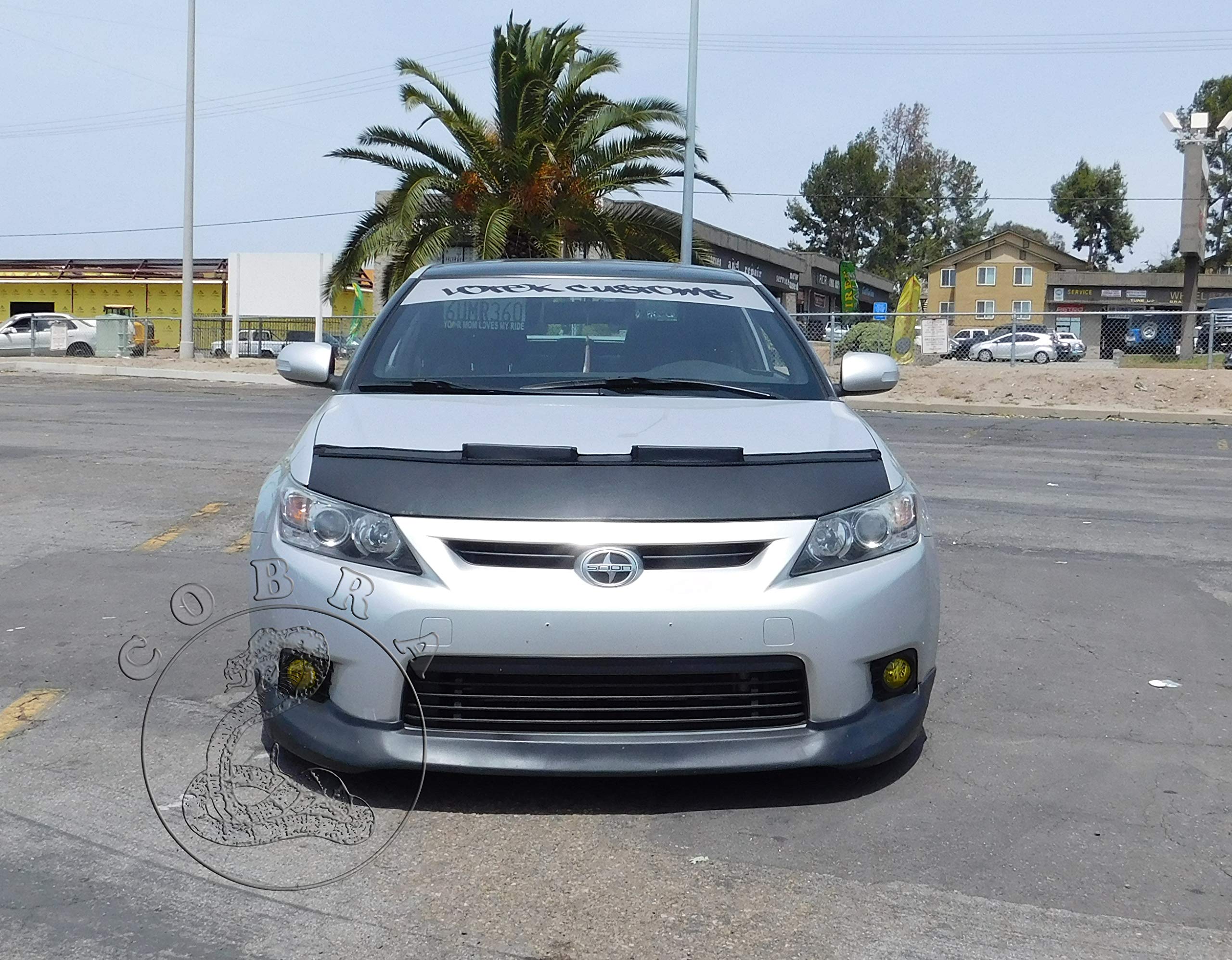 Custom Fit Car Bonnet Mask Hood Bra for Scion TC 2011-2013 | UV Protection & Paint Guard | Perfect for Road Trips & Car Shows