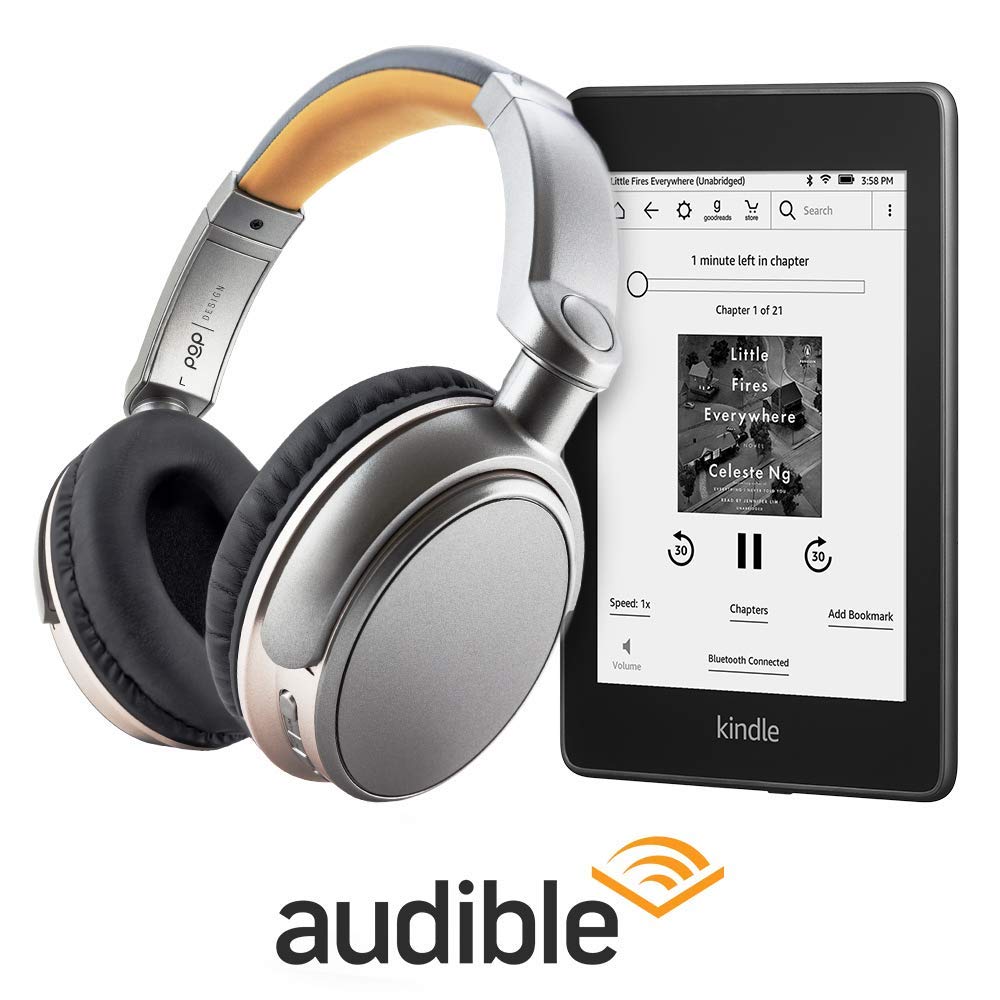 All-New Kindle Paperwhite E-Reader with Special Offers, Wireless Bluetooth Stereo Headphones & 3-Month Audible Free Trial - Perfect for Reading, Music & Audiobooks at Home or Travel