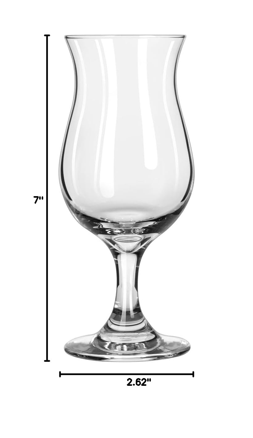 Libbey 3715 Embassy 10 Ounce Poco Grande Glass - Set of 24 for Restaurants, Bars & Home Entertaining - Durable Drinkware for Cocktails, Juices & Iced Beverages