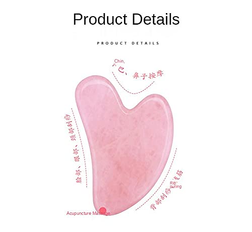 Natural Green Aventurine Gemstone Gua Sha Tool - Jade Facial Massage Scraper for Skin Care & Lymphatic Drainage | Spa, Beauty & Self-Care Ritual at Home