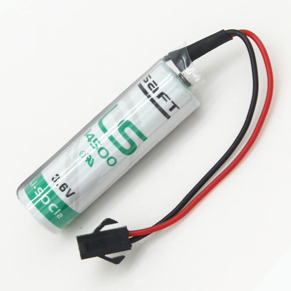 RUNAAJA (3-Pack) LS14500 3.6V 2600mAh AA Lithium Battery - High Capacity Rechargeable Battery for PLC Equipment, Emergency Lights & DIY Electronics Projects