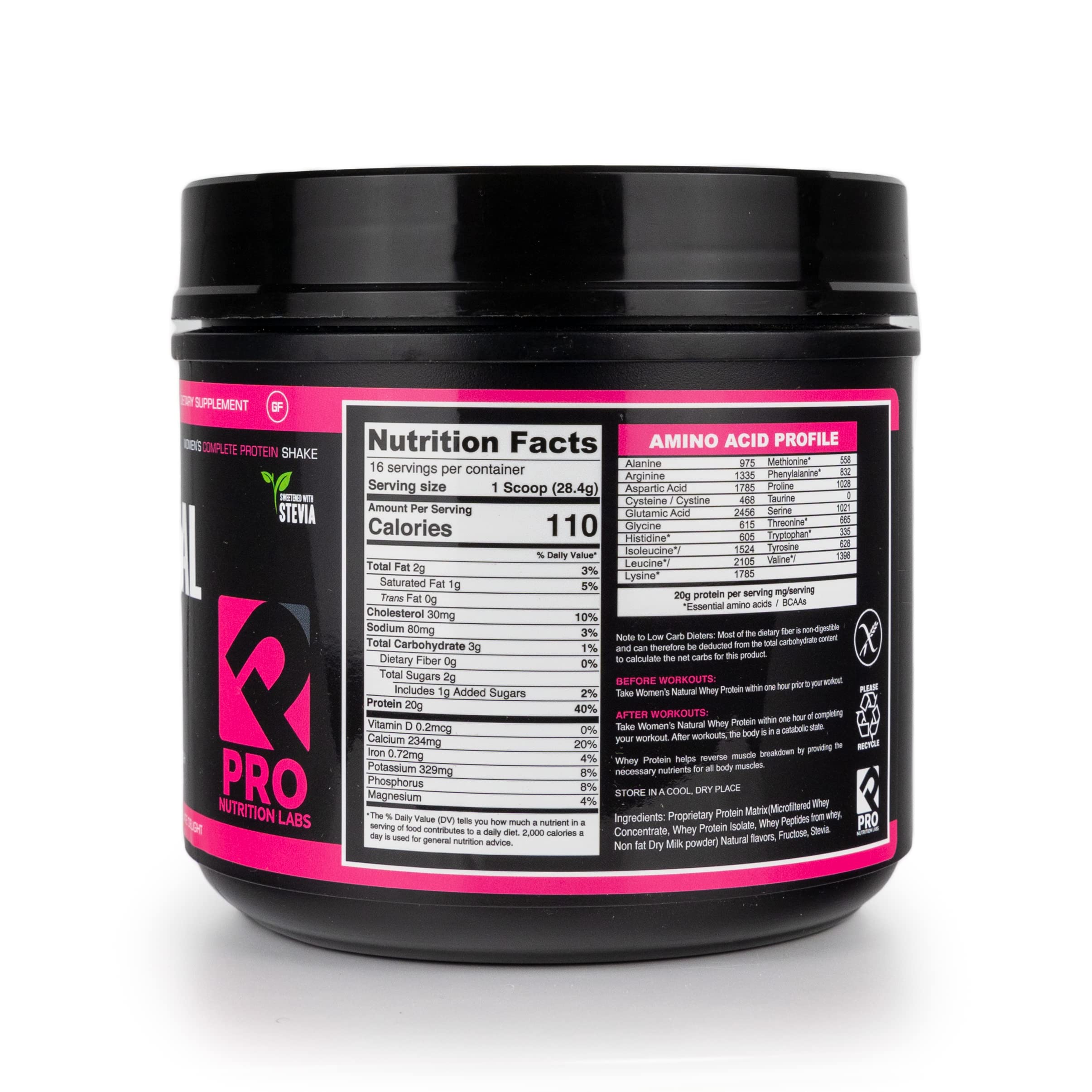 Grass-Fed Whey Protein Powder for Women - Low Carb, Gluten Free, Hormone Free - Chocolate Delight Flavor (1 Lb) | Supports Lean Muscle Growth & Recovery - Perfect for Post-Workout Shakes, Smoothies and Healthy Breakfasts